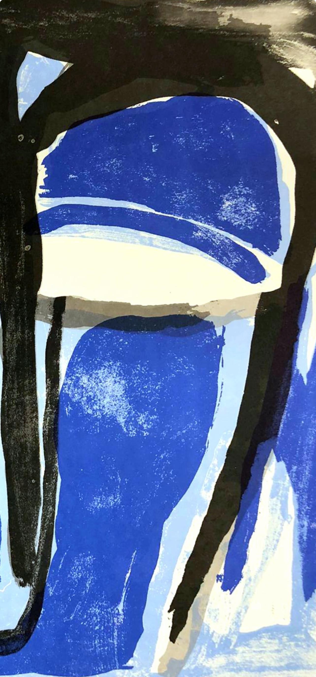 Lithograph - Geer Van Velde - Composition - Derrire le miroir - 2