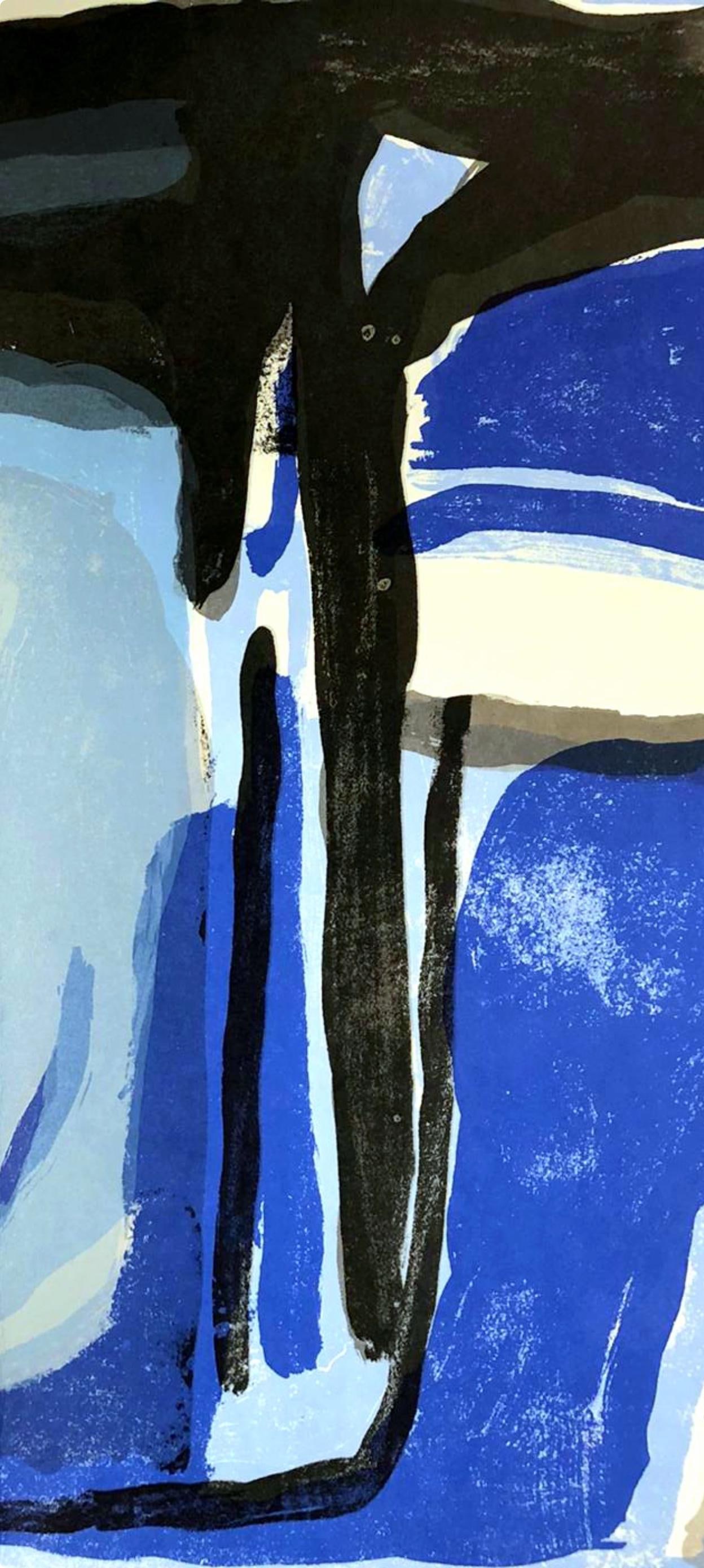 Lithograph - Geer Van Velde - Composition - Derrire le miroir - 3