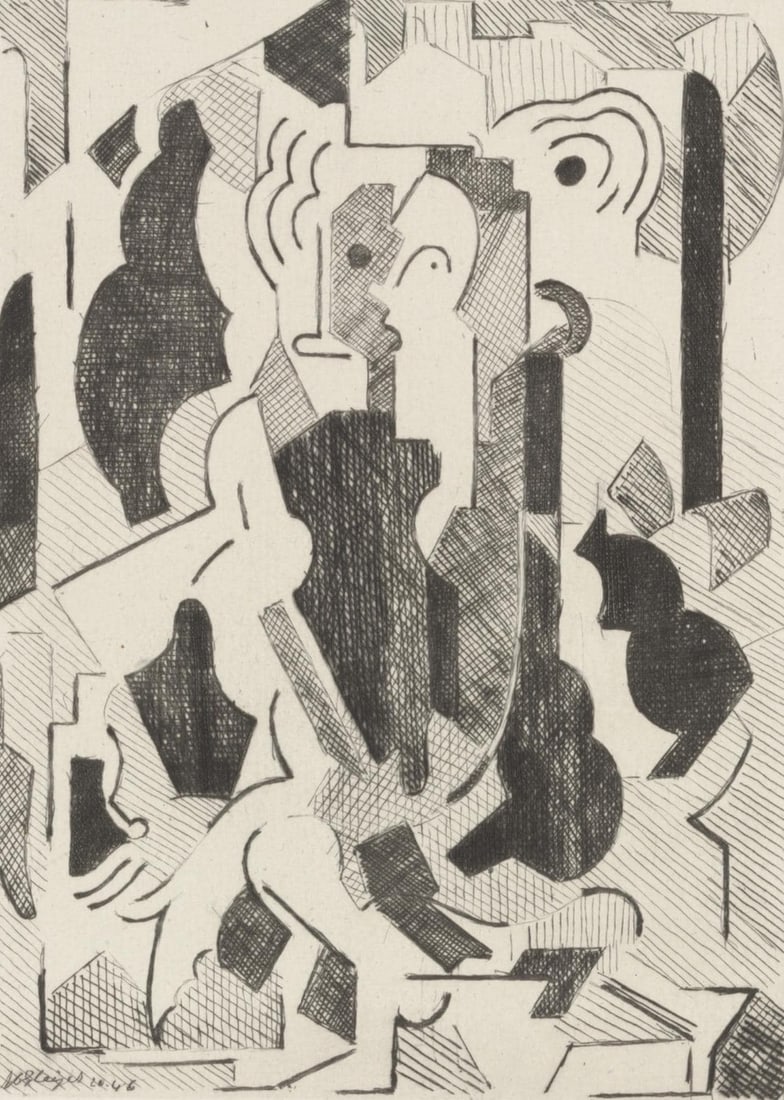 Etching - Albert Gleizes - Composition - Du cubisme: Etching - Albert Gleizes - Composition - Du cubisme This listing features Etching - Albert Gleizes - Composition - Du cubisme. Item specifics are provided below. Item Specifics: Paper Size: 10.0625