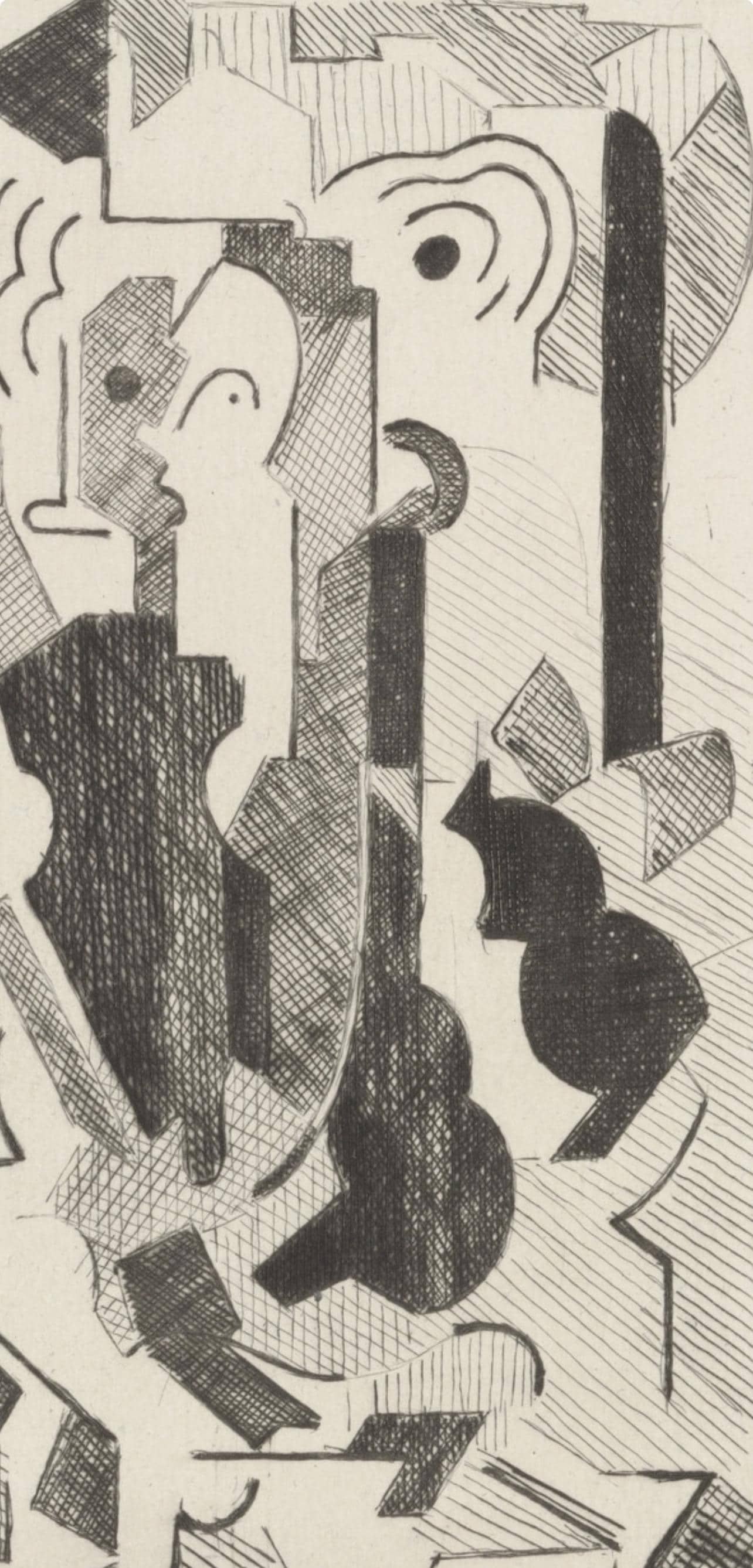 Etching - Albert Gleizes - Composition - Du cubisme - 3