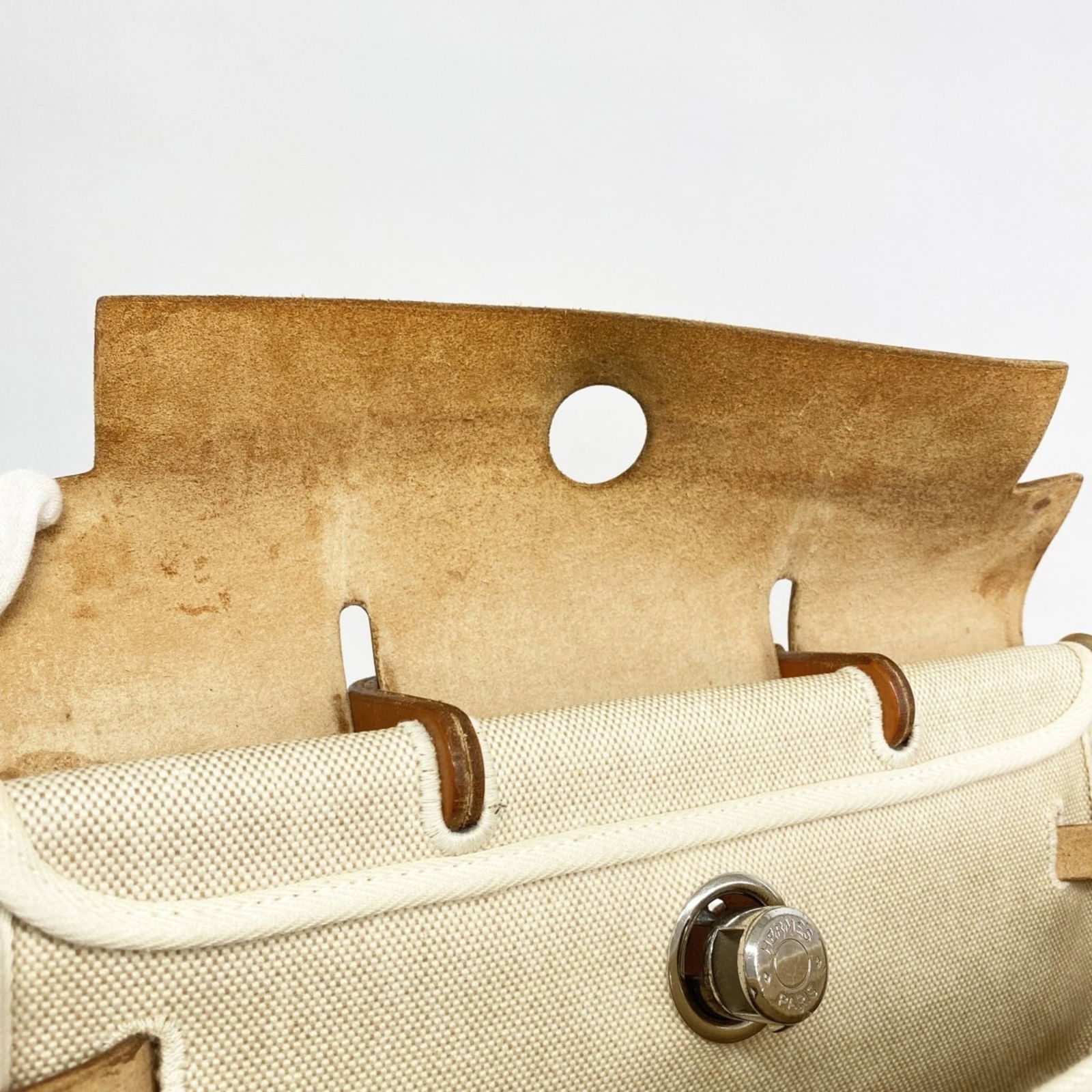 H Hermes Backpack Toile - 7