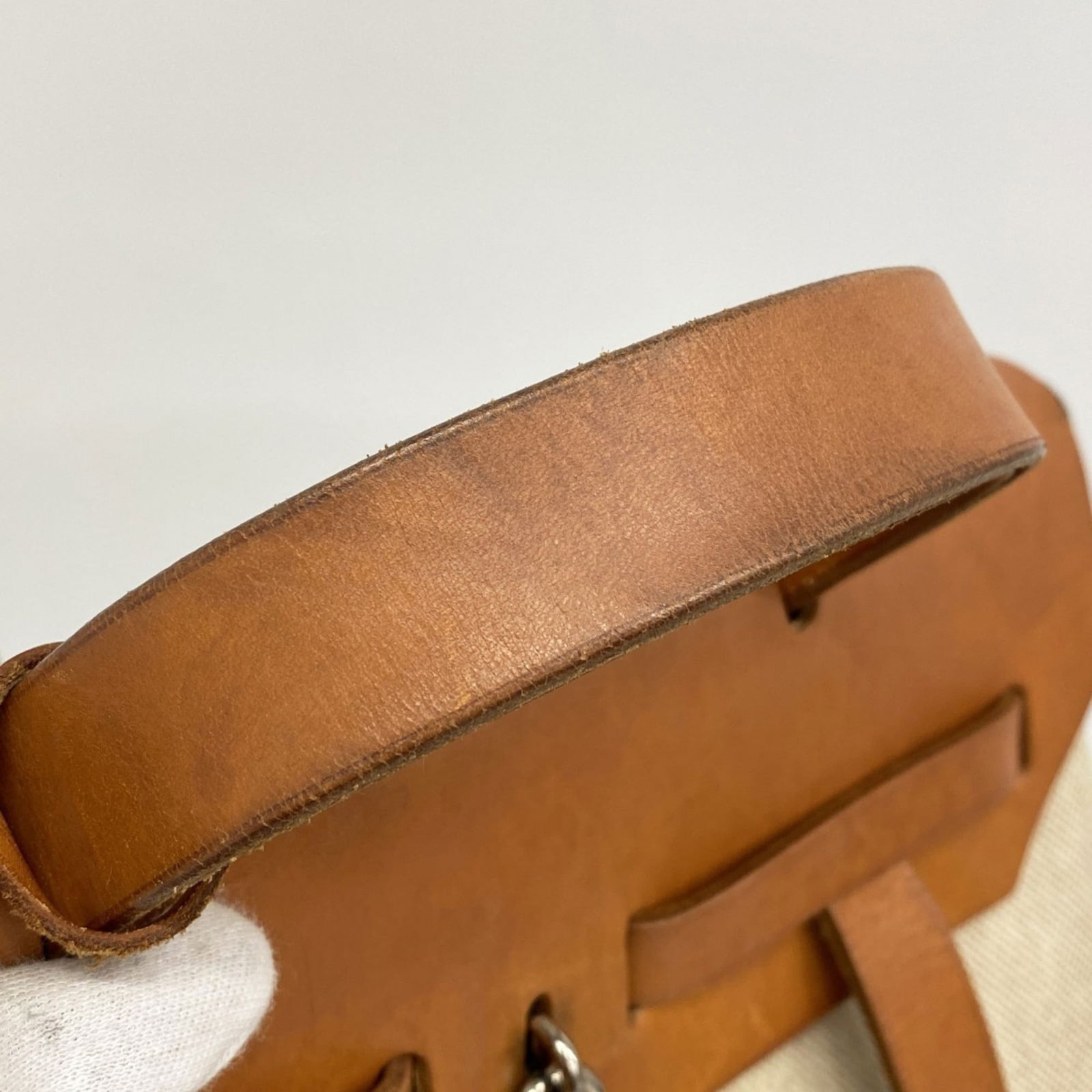 H Hermes Backpack Toile - 9