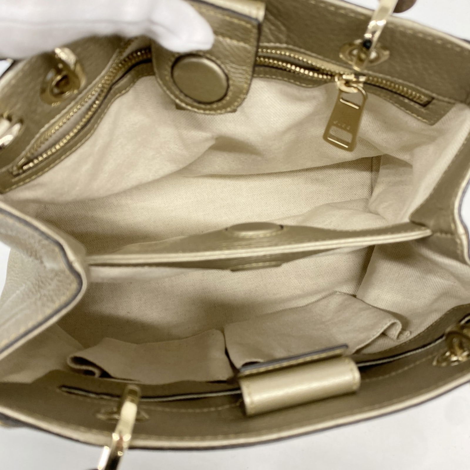 Leather Gucci Handbag - 4