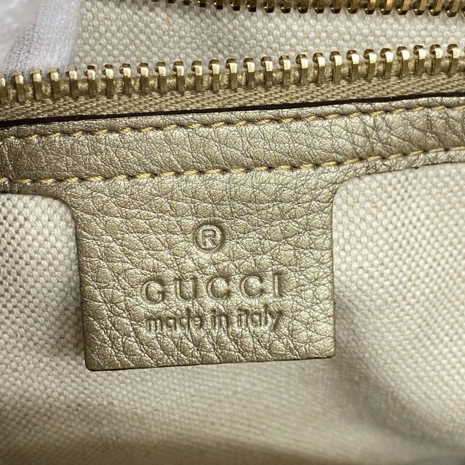 Leather Gucci Handbag - 5