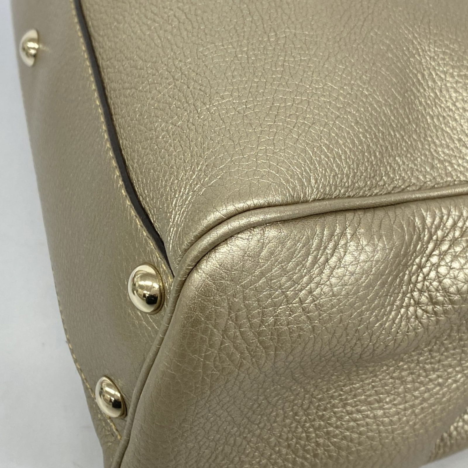 Leather Gucci Handbag - 7