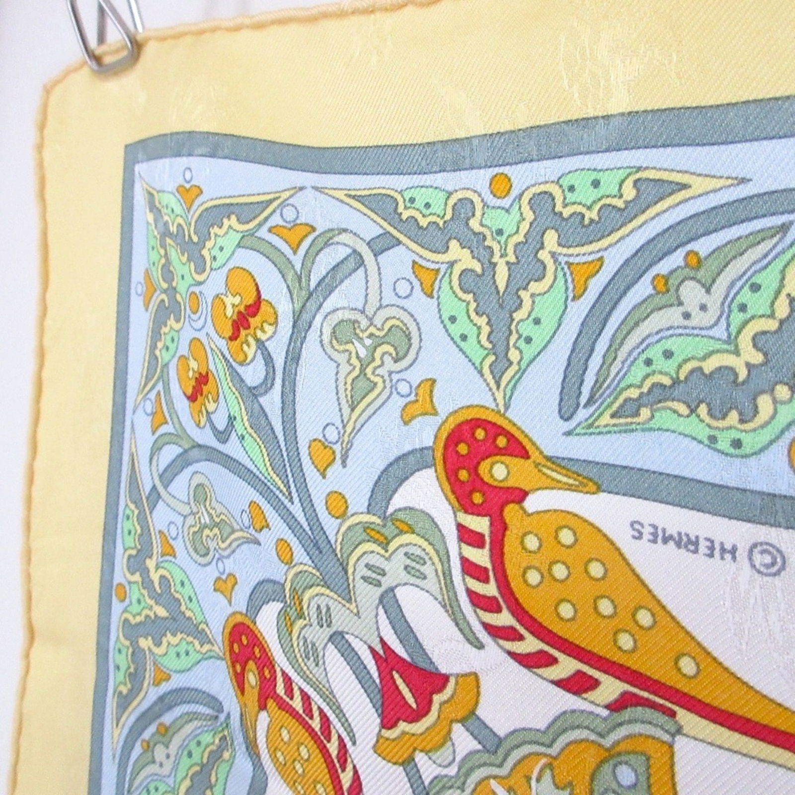 Silk Hermes Scarf - 4