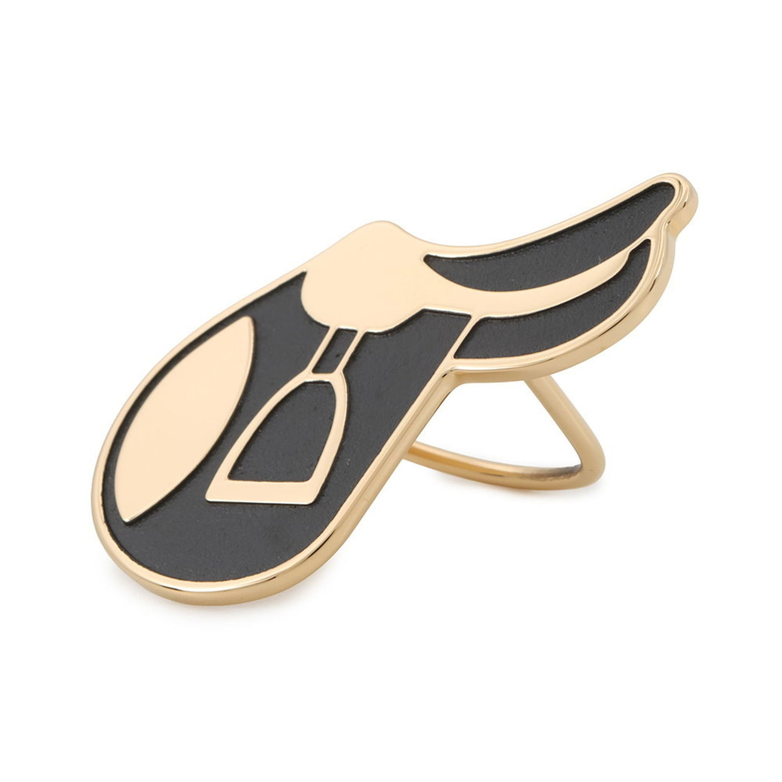 Metal Hermes Scarf Ring - 2