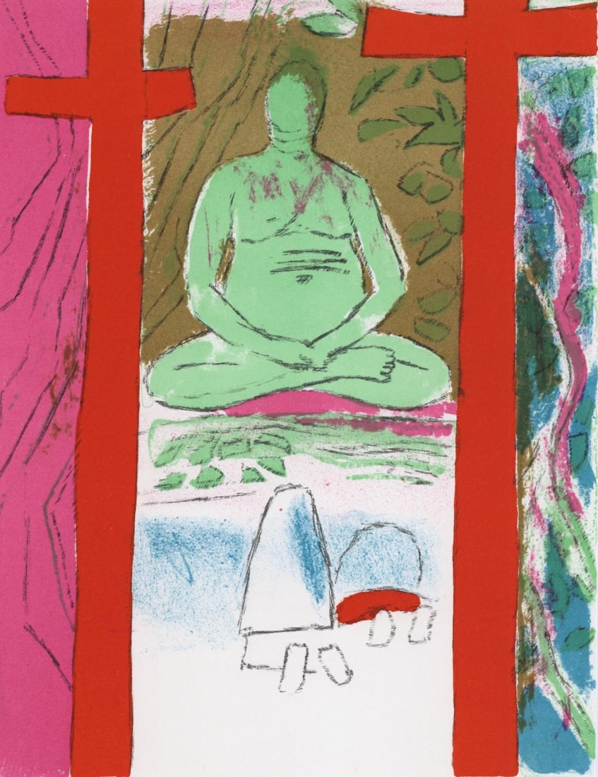 Lithograph - Paul Guiramand - Composition - L'Odysse (1 of 6)