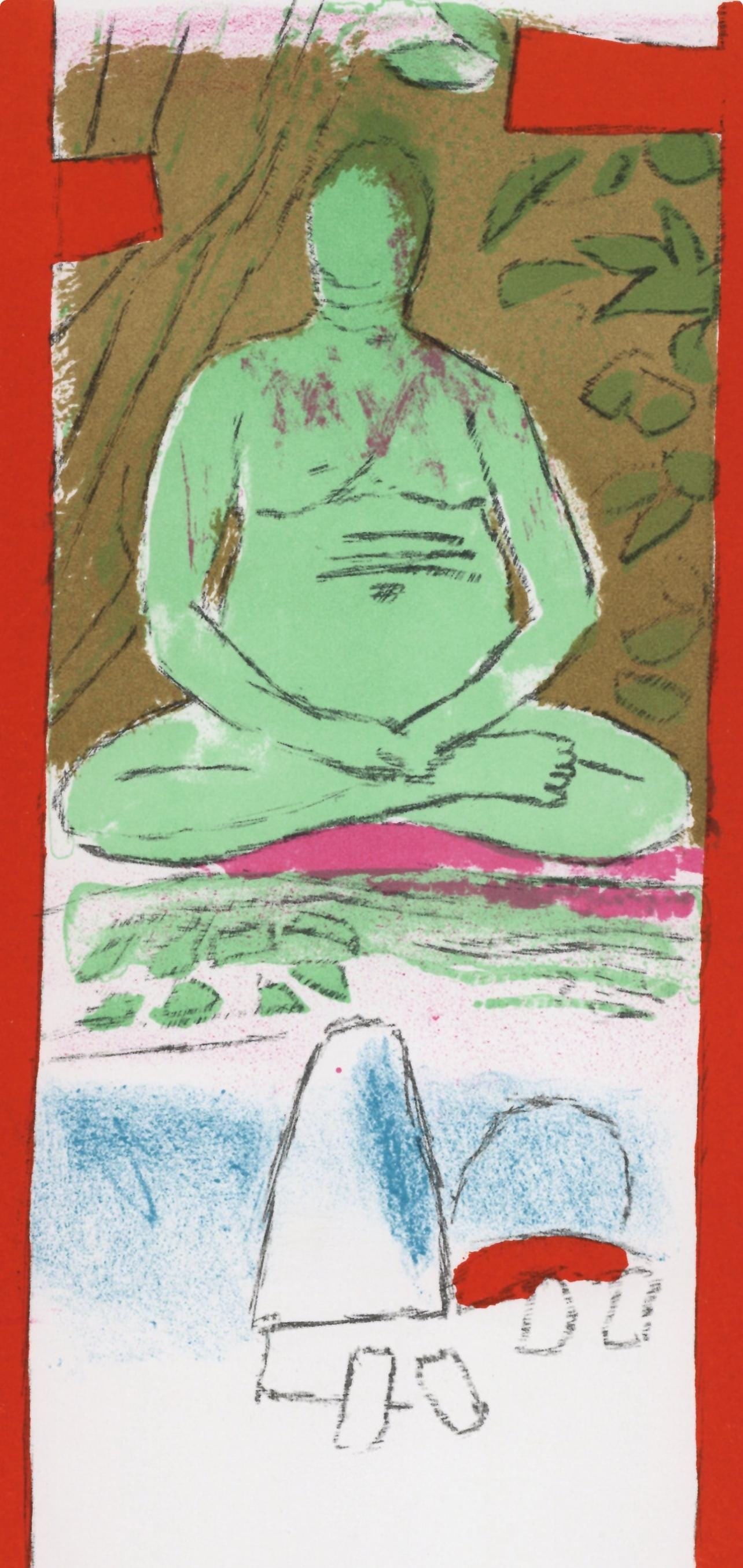 Lithograph - Paul Guiramand - Composition - L'Odysse - 2