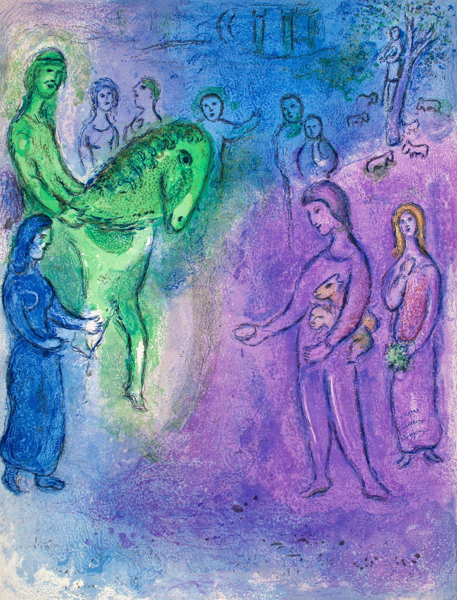 Hliogravure - Marc Chagall - Arrive de Dionysophane - Daphnis et Chlo: Hliogravure - Marc Chagall - Arrive de Dionysophane - Daphnis et Chlo This listing features Hliogravure - Marc Chagall - Arrive de Dionysophane - Daphnis et Chlo. Item specifics are provided below. 