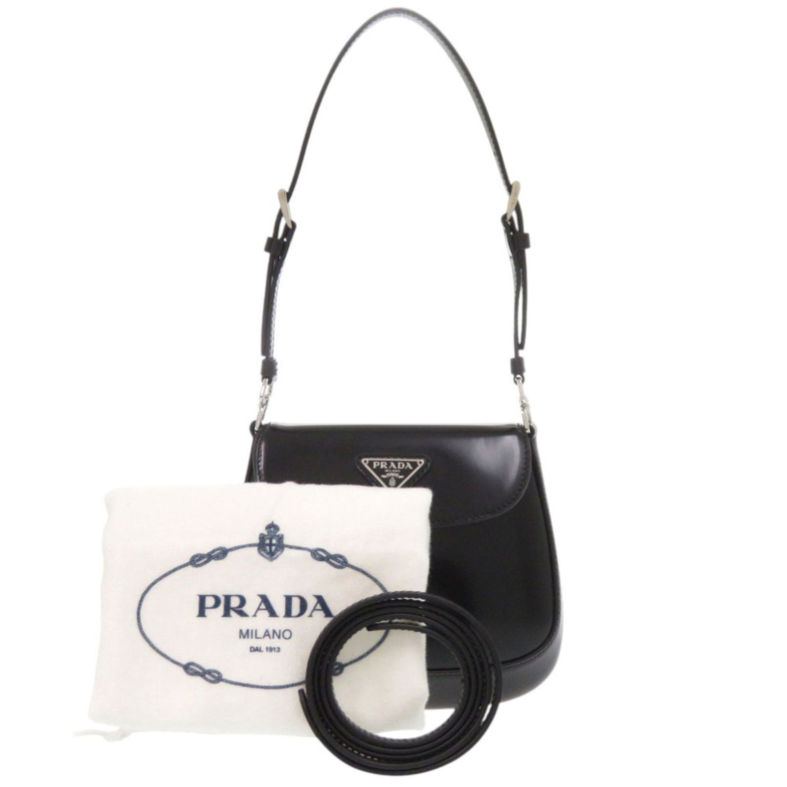 Leather Prada Shoulder Bag - 2