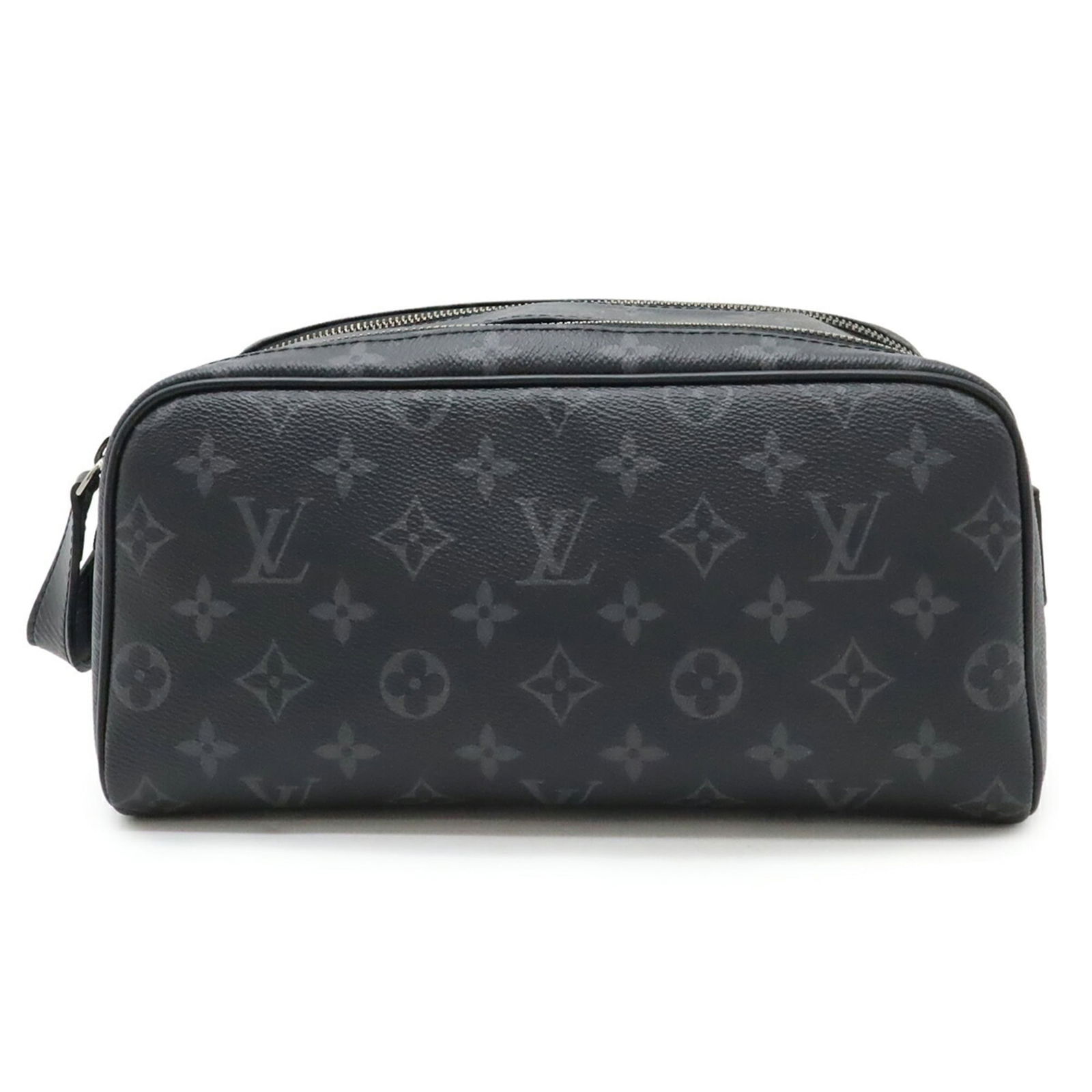 Leather - Louis Vuitton Clutch Bag - Handbag Monogram Eclipse (1 of 9)