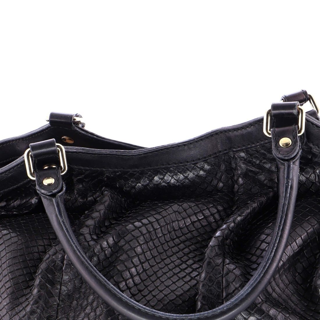 Large Gucci Sukey Tote Python - 8