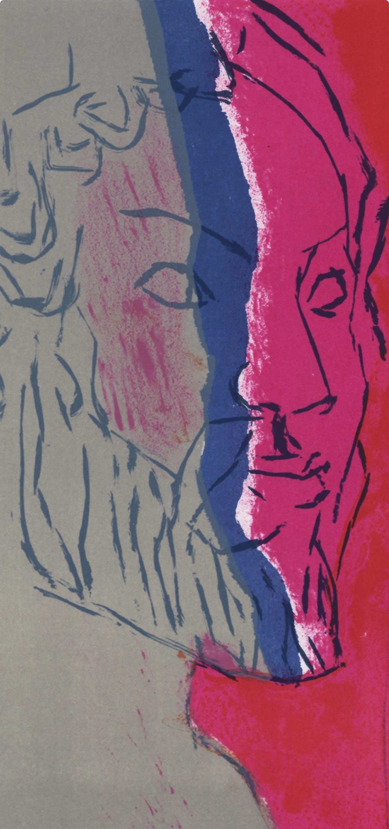 Lithograph - Paul Guiramand - Composition - L'Odysse - 3