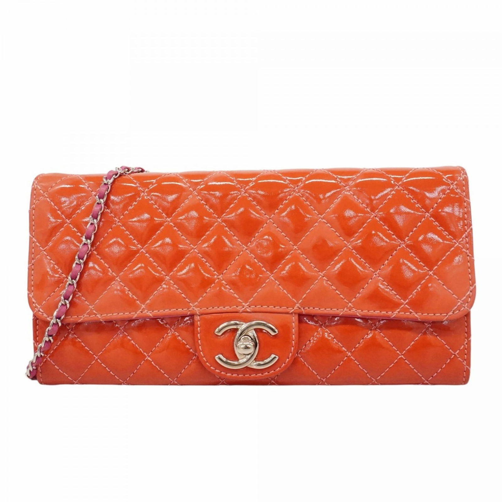 Leather Chanel Chain/ Shoulder Wallet Patent: Leather Chanel Chain/ Shoulder Wallet Patent This listing features Leather Chanel Chain/ Shoulder Wallet Patent. Item specifics are provided below. Item Specifics: Brand: Chanel Type: Chain/Shoulder