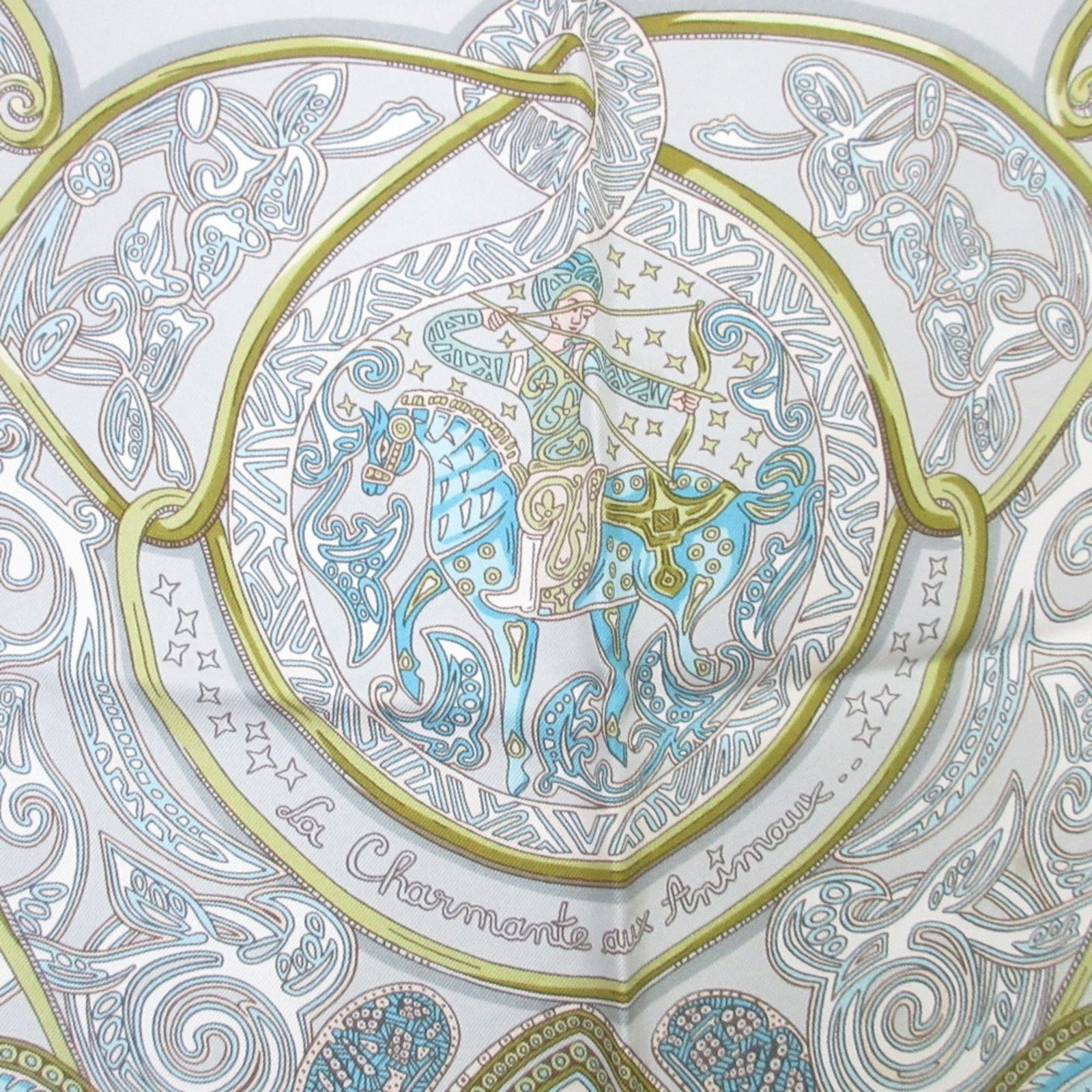 Silk Hermes Scarf - 6