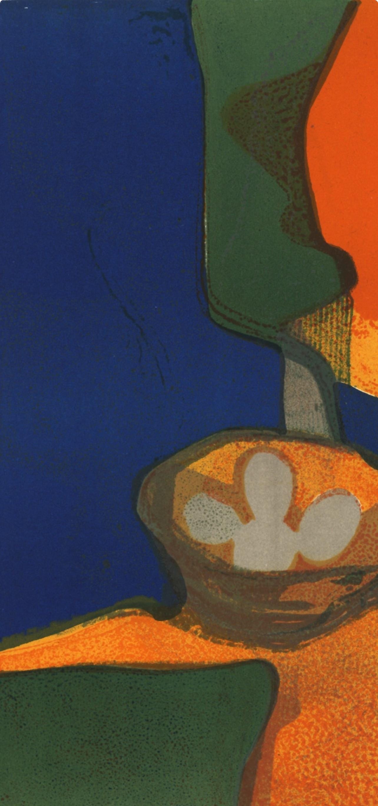 Lithograph - Andr Minaux - Composition - L'Odysse - 3