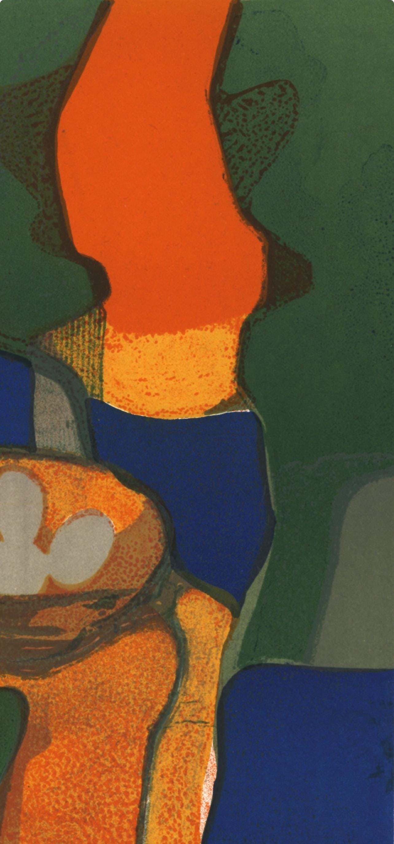 Lithograph - Andr Minaux - Composition - L'Odysse - 4