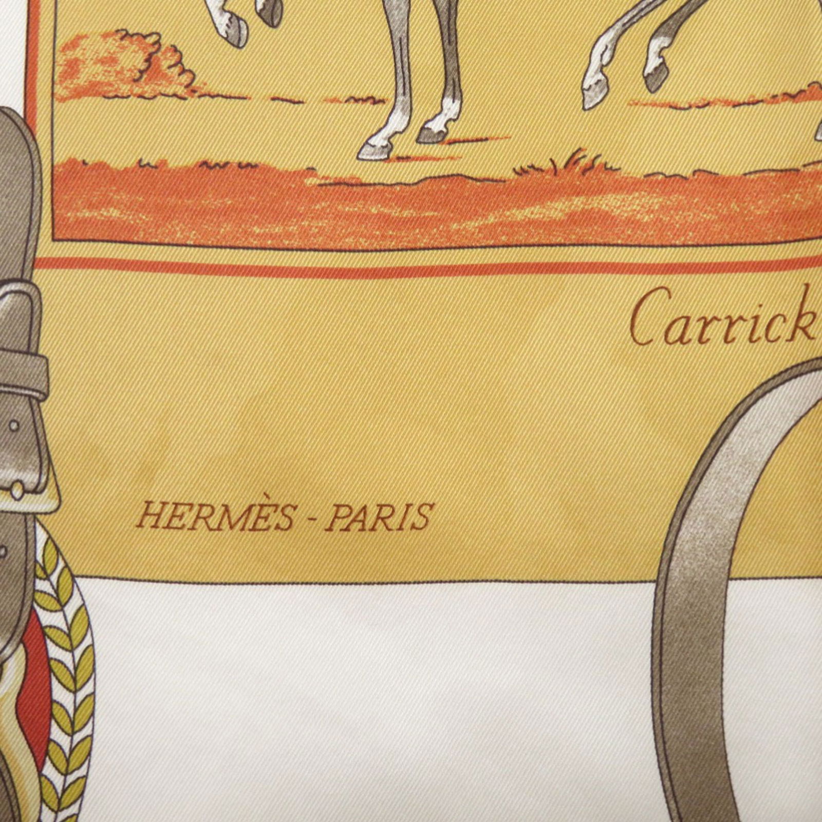 Silk Hermes Scarf - 4