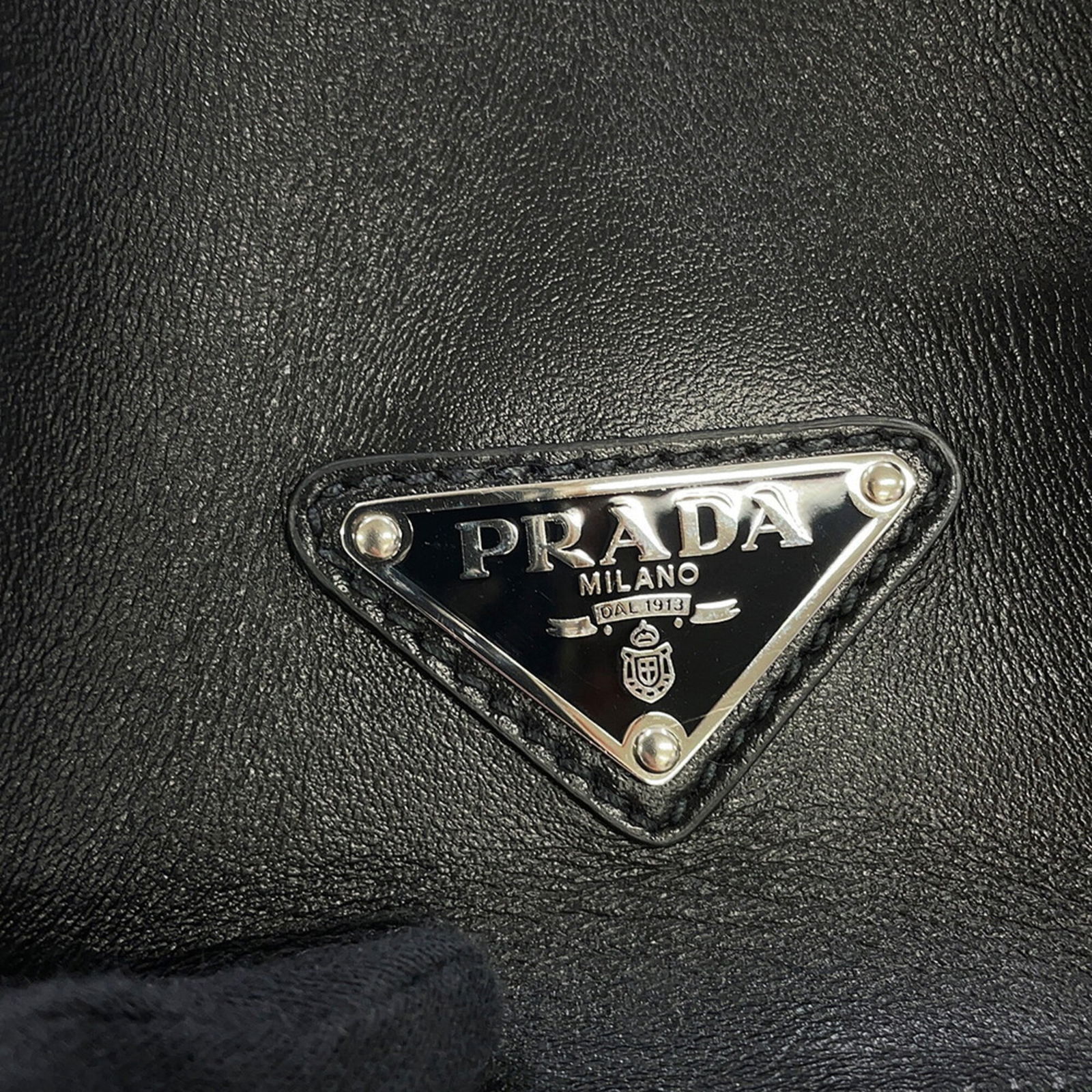 Leather Prada Tote Bag - 16
