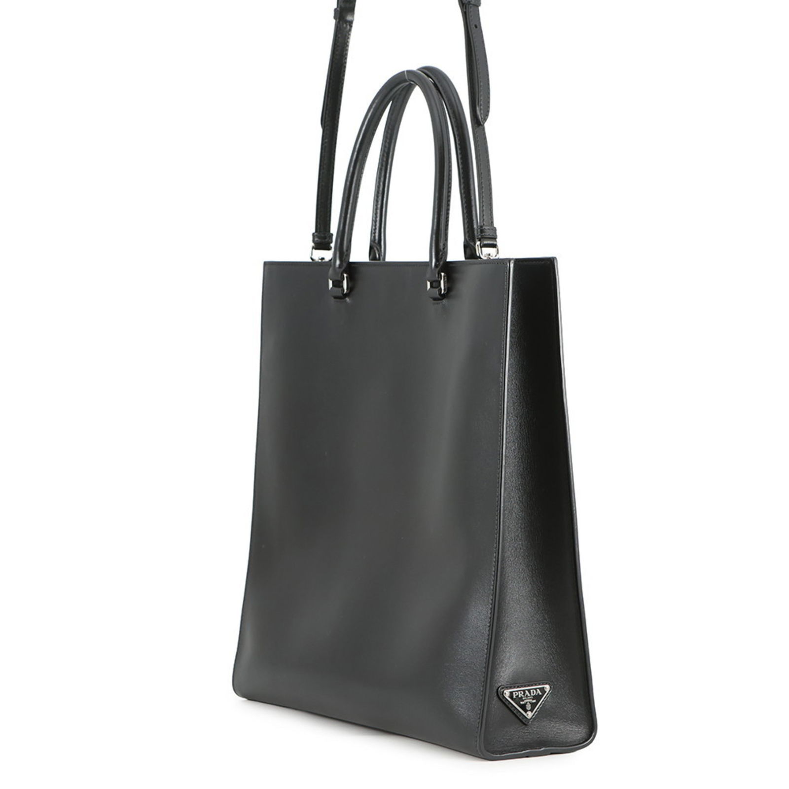 Leather Prada Tote Bag - 2