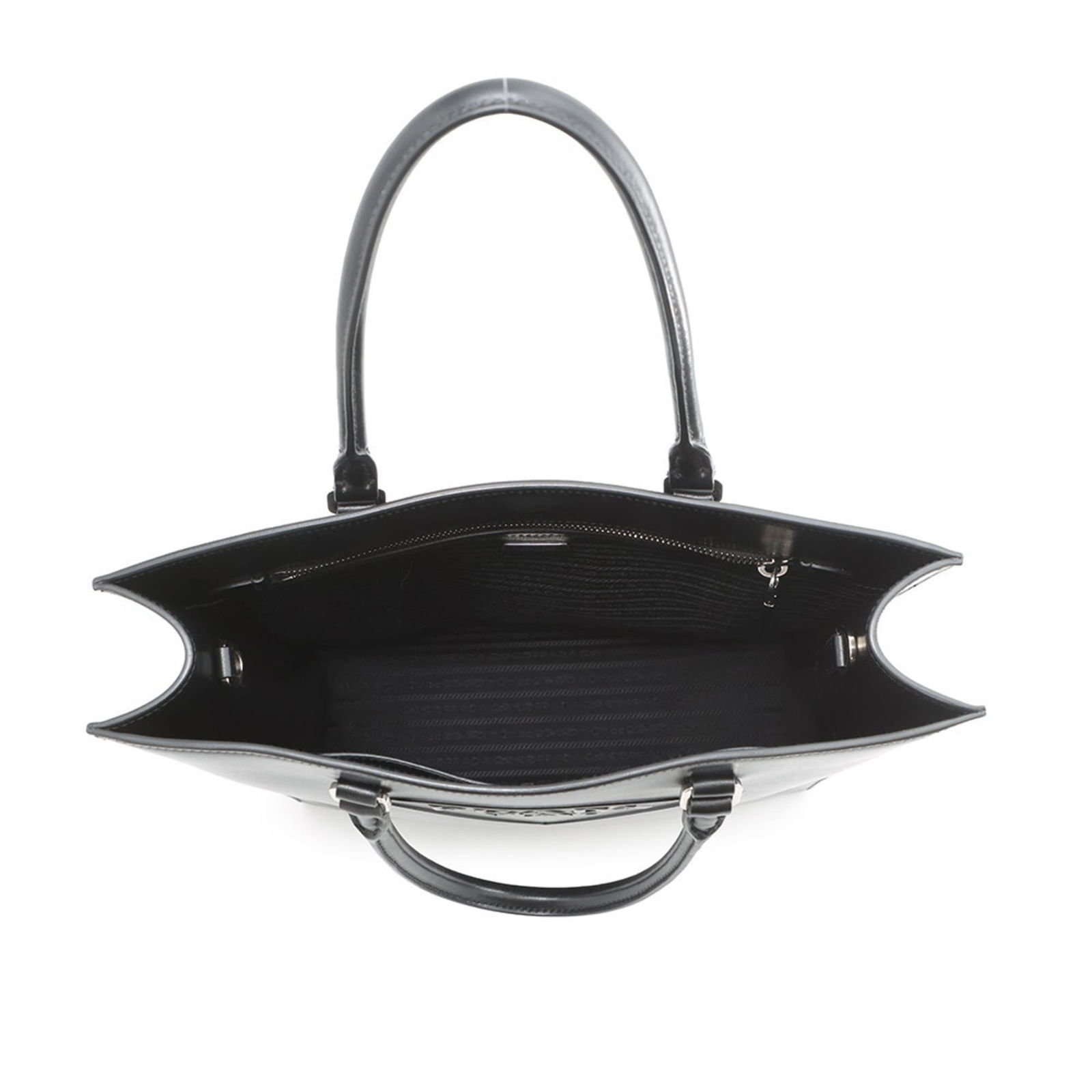 Leather Prada Tote Bag - 6