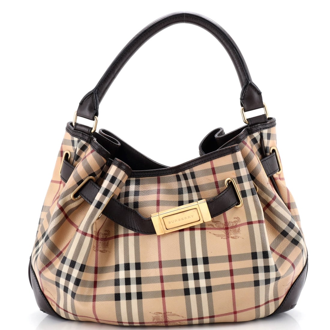 Medium Burberry Walden Hobo Haymarket Coated Canvas: Medium Burberry Walden Hobo Haymarket Coated Canvas This listing features Medium Burberry Walden Hobo Haymarket Coated Canvas. Item specifics are provided below. Item Specifics: Brand: Burberry