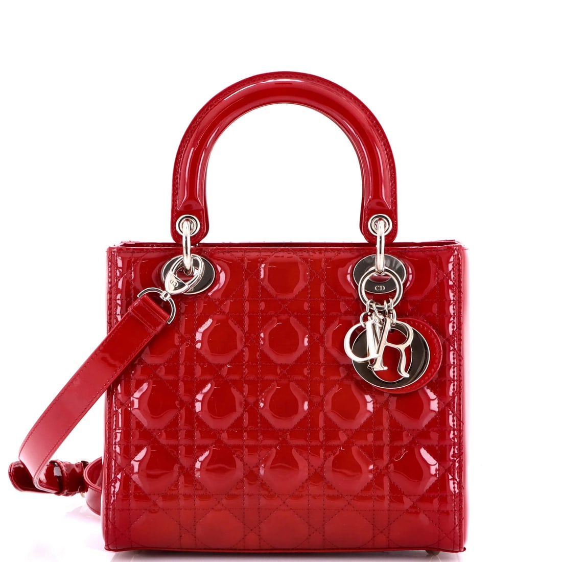 Medium Christian Dior Lady Dior Bag Cannage Quilt Patent: Medium Christian Dior Lady Dior Bag Cannage Quilt Patent This listing features Medium Christian Dior Lady Dior Bag Cannage Quilt Patent. Item specifics are provided below. Item Specifics: Brand: