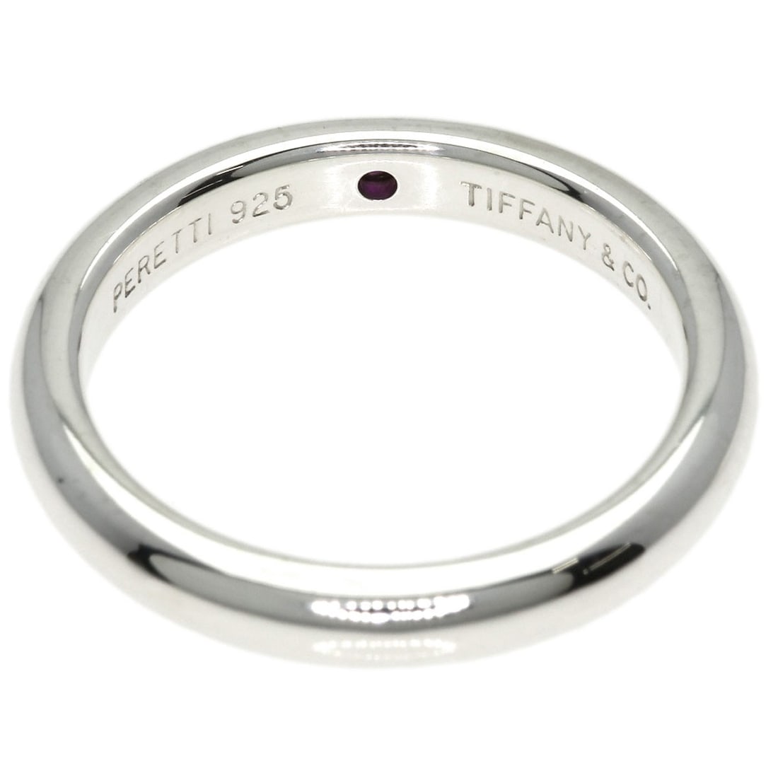 Silver TIFFANY&Co. sapphire Ring - 4