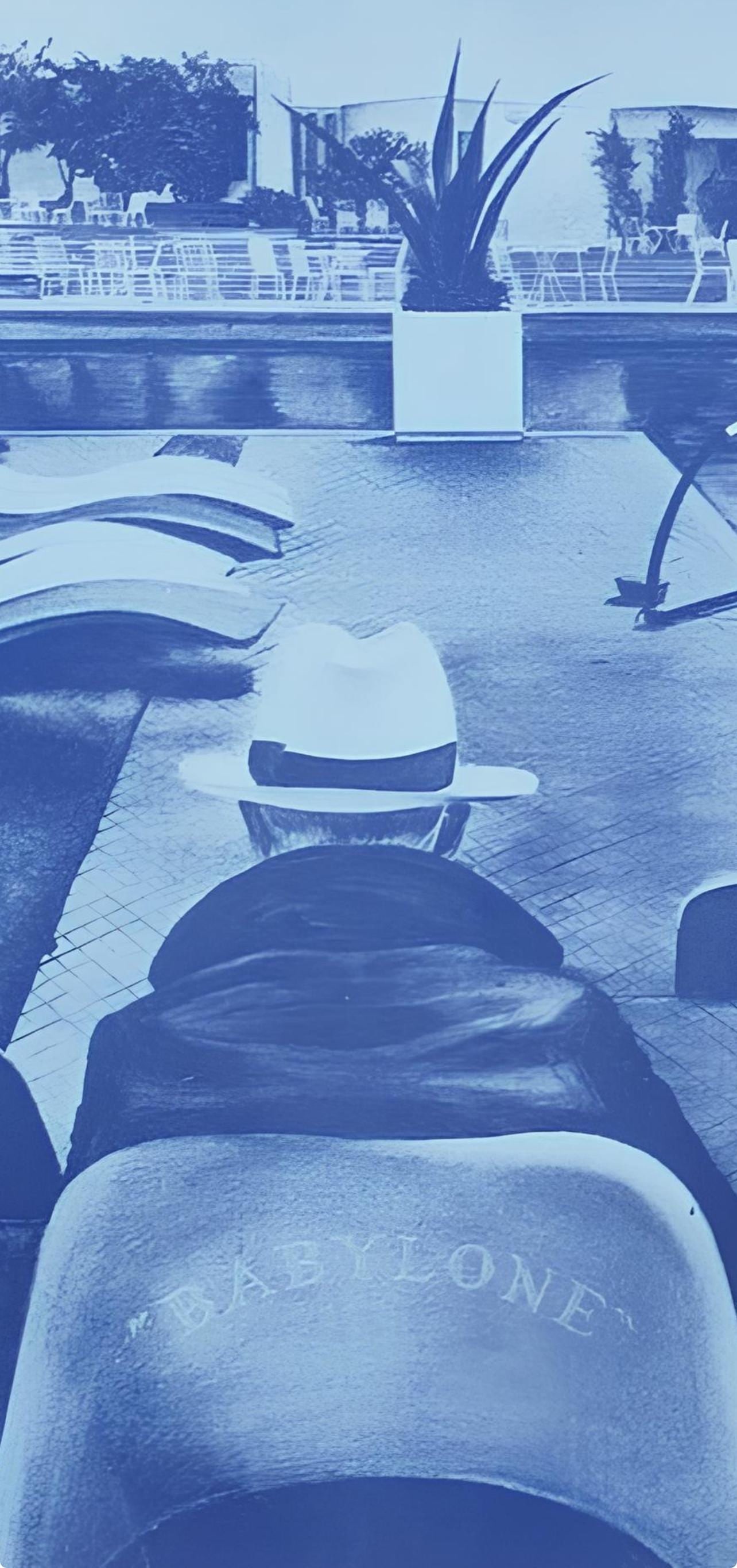 Lithograph - Jacques Monory - Composition - Derrire le miroir - 6