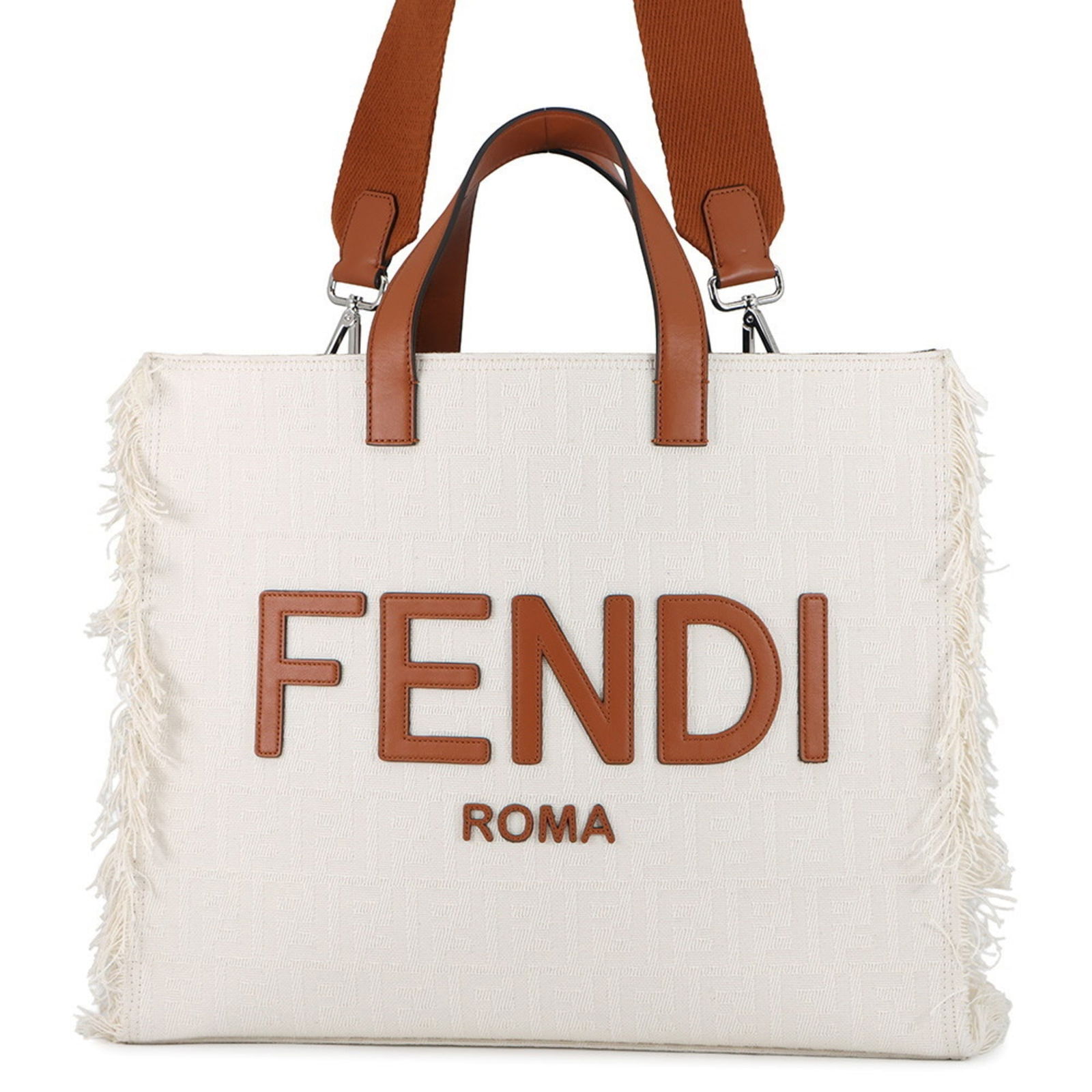 Leather - Fendi Shoulder Bag - Tote Bag Canvas (1 of 15)