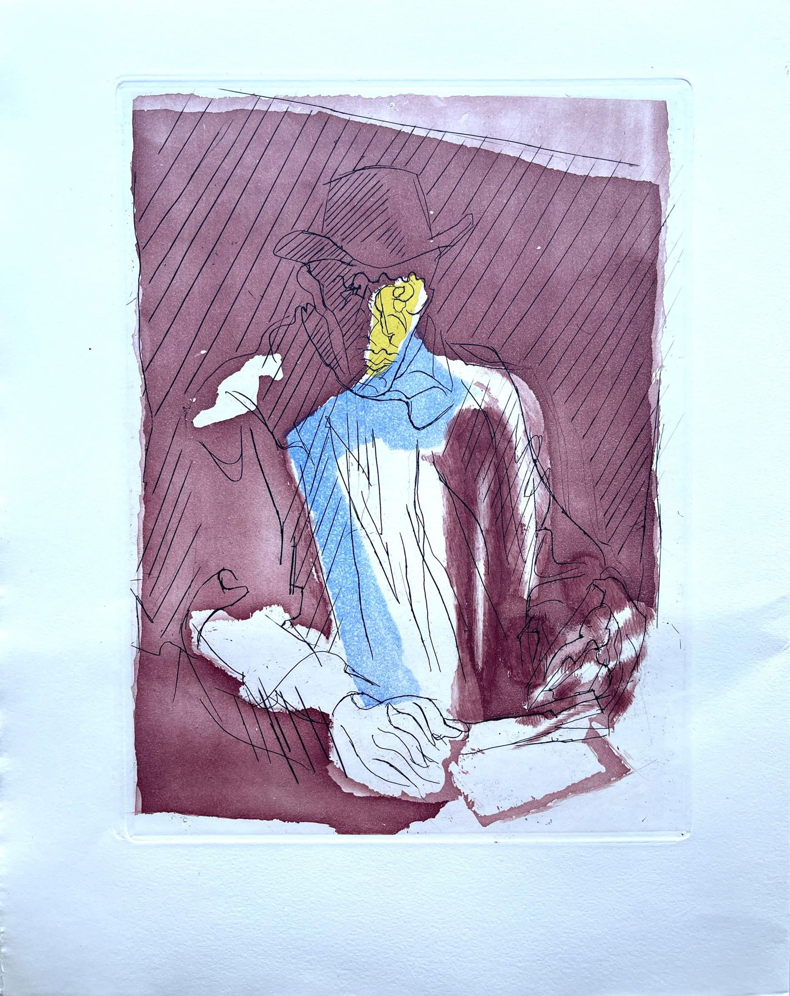 Etching - Jacques Villon - Composition - loge de Jacques Villon - 6