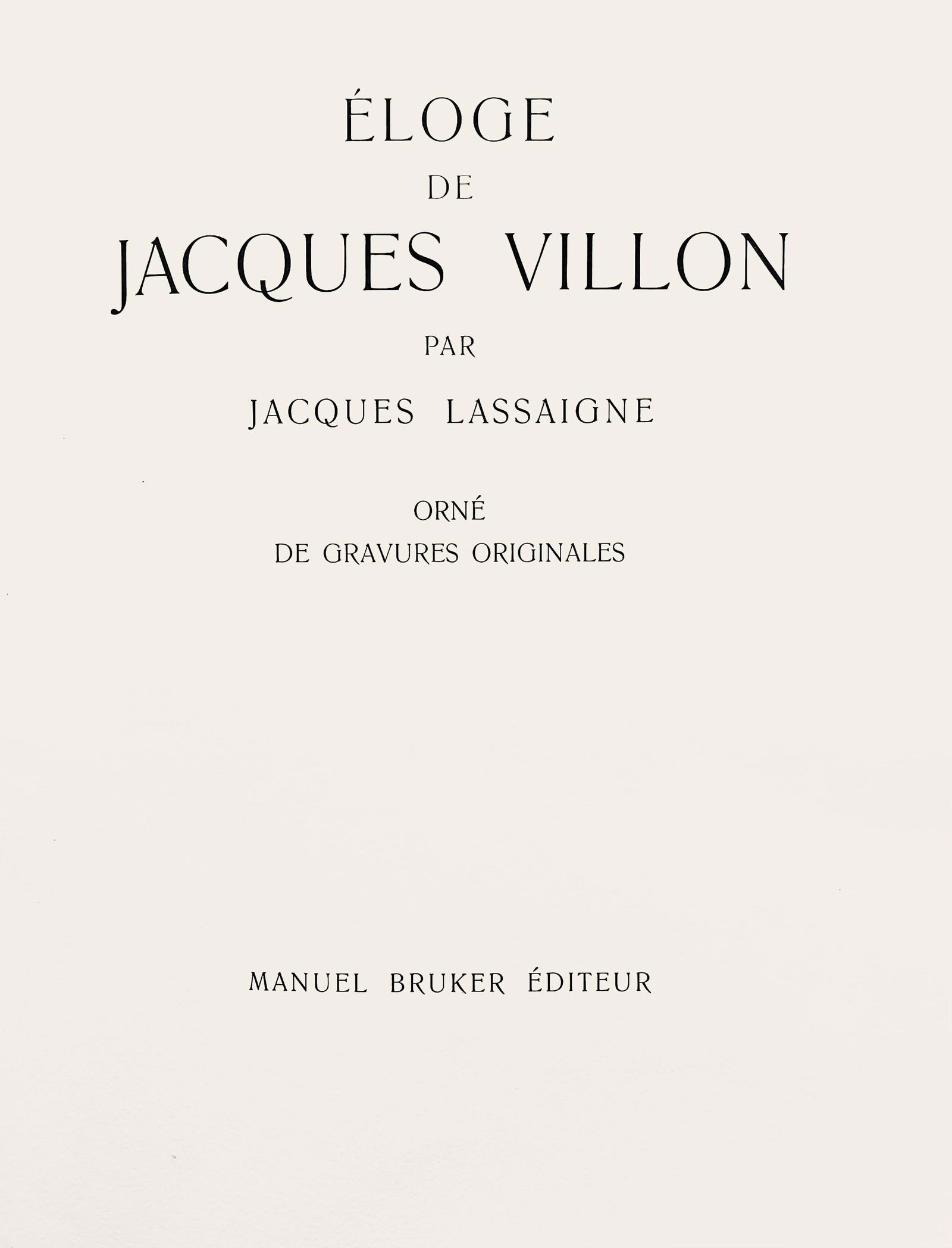 Etching - Jacques Villon - Composition - loge de Jacques Villon - 7