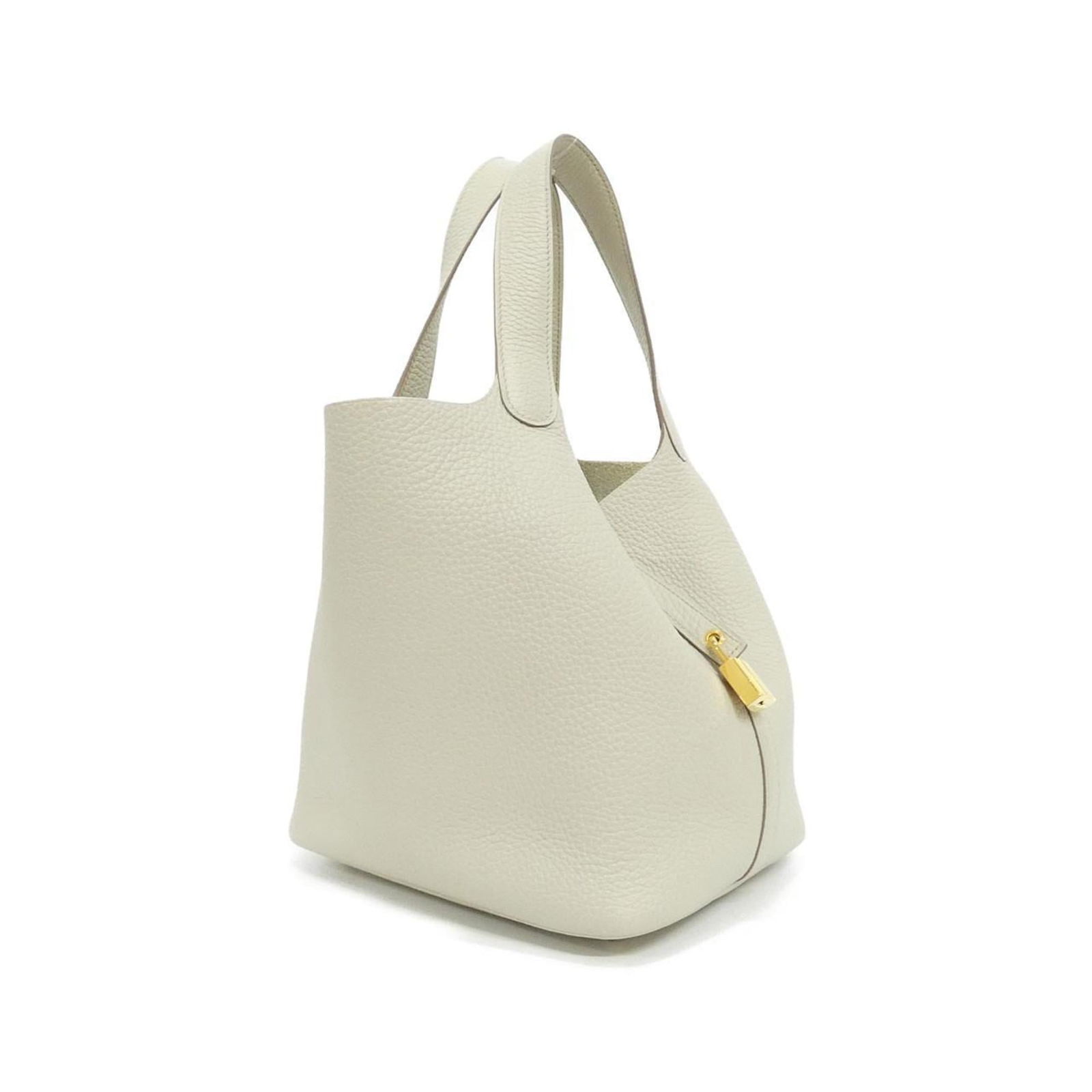 Leather Hermes Handbag Taurillon Clemence (1 of 7)