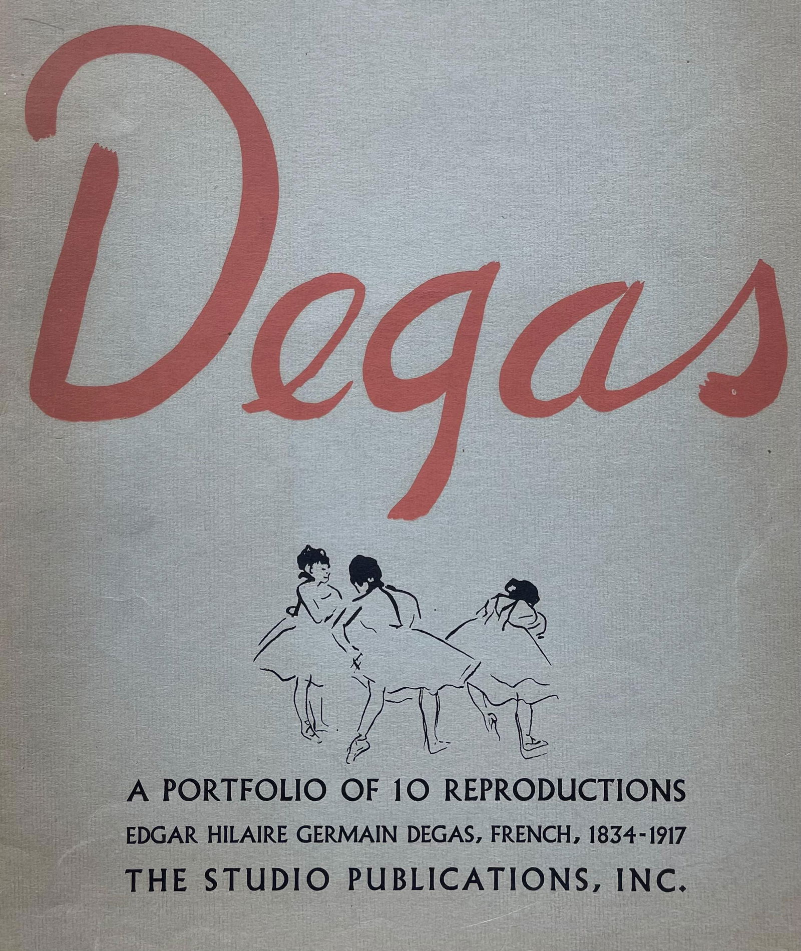 Lithograph - Edgar Degas - Dancer touching her earring - Ten Ballet Sketches - 6