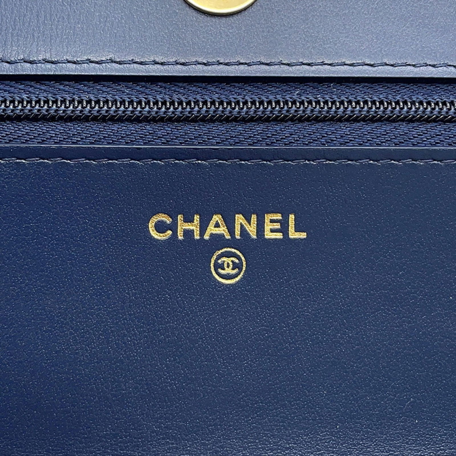 Leather - Chanel Chain/ Shoulder Wallet Denim - 14