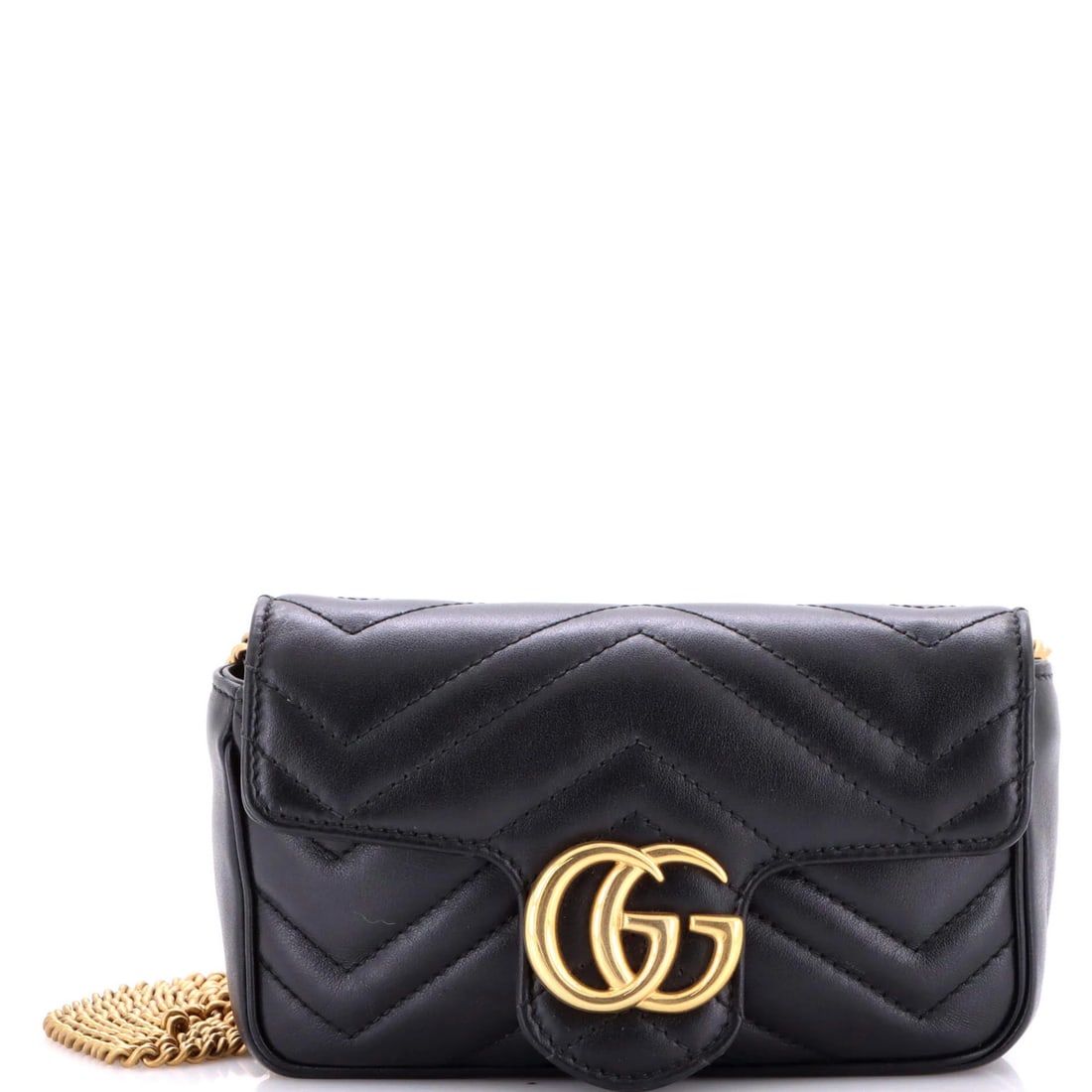 Mini Gucci GG Marmont Flap Bag Matelasse Leather Super (1 of 8)