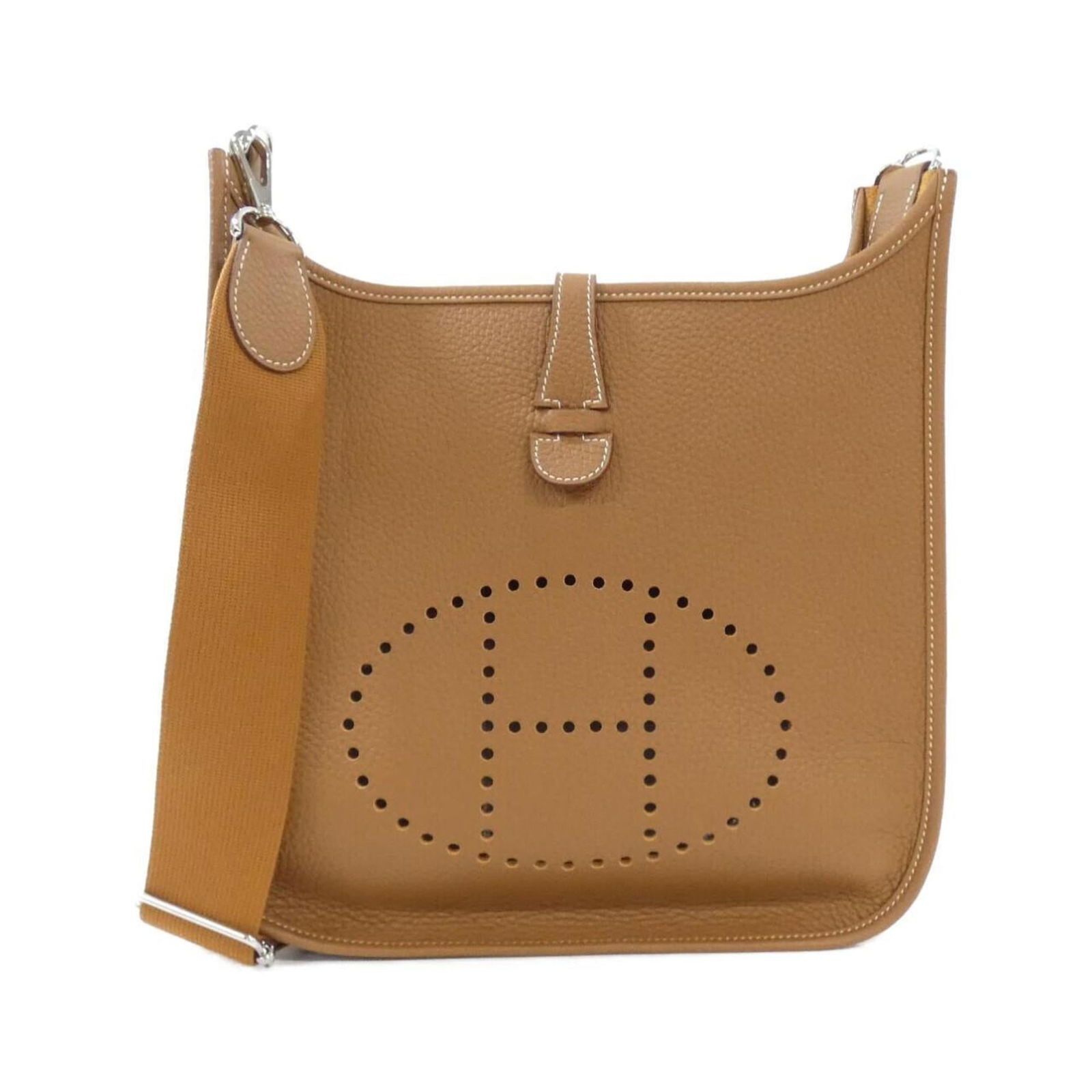Leather Hermes Shoulder Bag Taurillon Clemence (1 of 6)