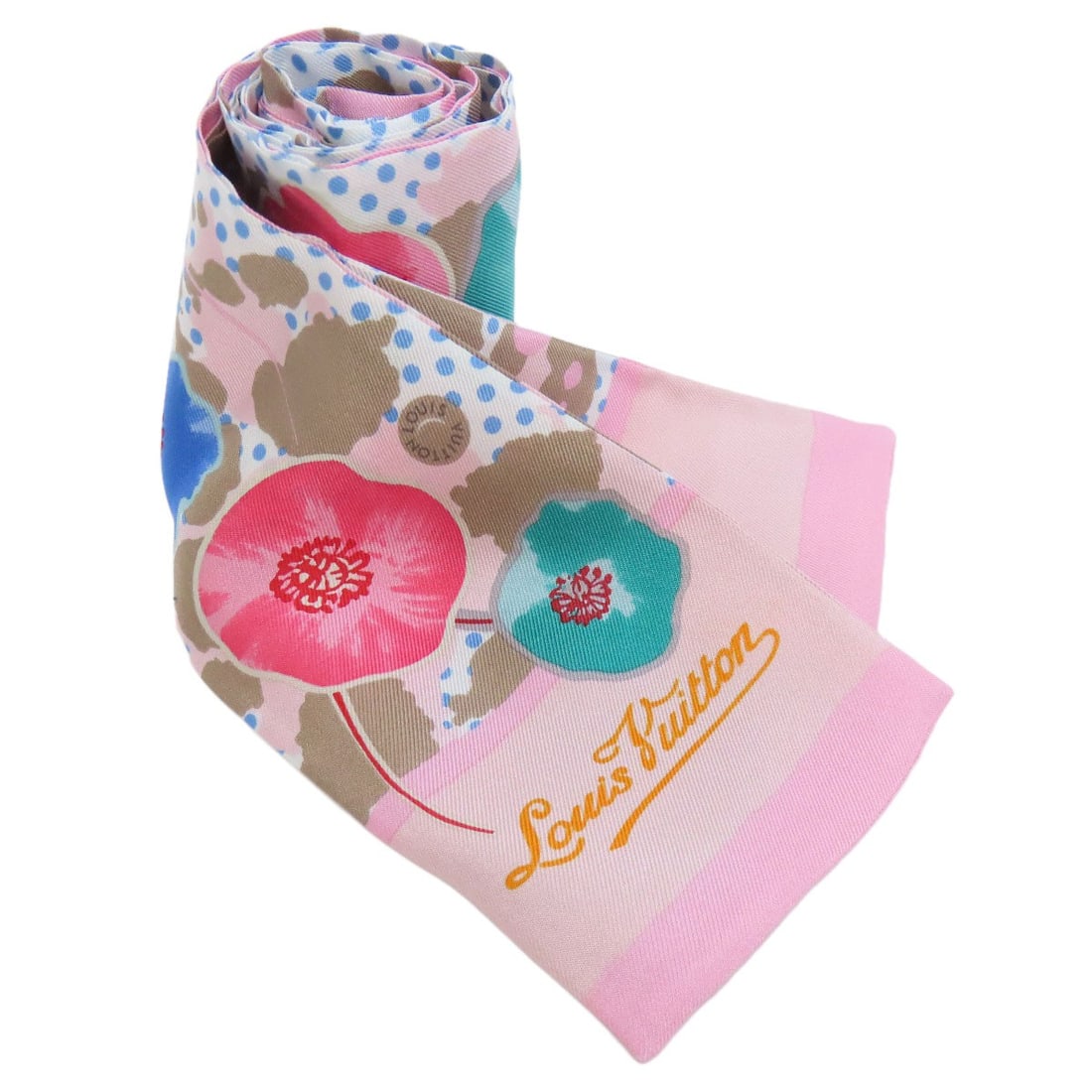 Silk LOUIS VUITTON M75214 Bando Retro Flower Scarf (1 of 8)