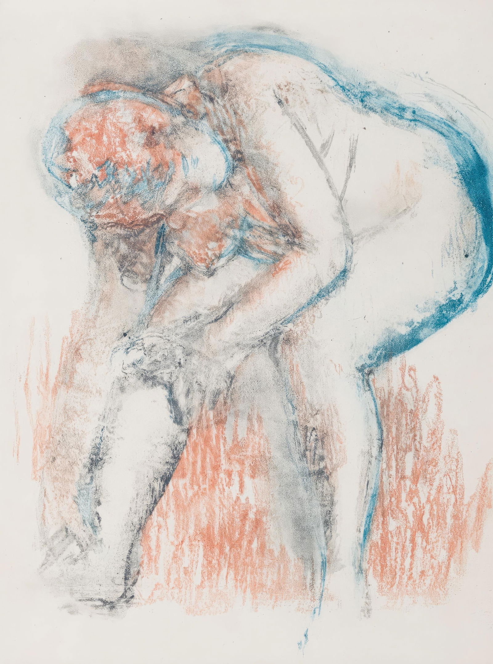 1936 - Edgar Degas - Study of a Nude Massaging the Ankle - from Dance Drawings - Engraving: 1936 - Edgar Degas - Study of a Nude Massaging the Ankle - from Dance Drawings - Engraving This listing features 1936 - Edgar Degas - Study of a Nude Massaging the Ankle - from Dance Drawings - Engrav