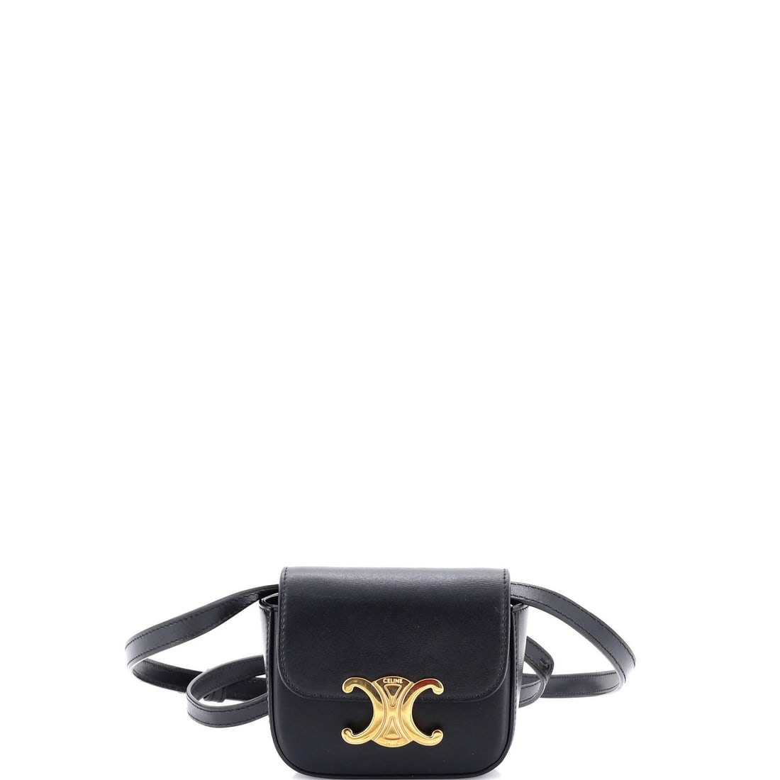 Mini Celine Triomphe Shoulder Bag Smooth Calfskin (1 of 7)