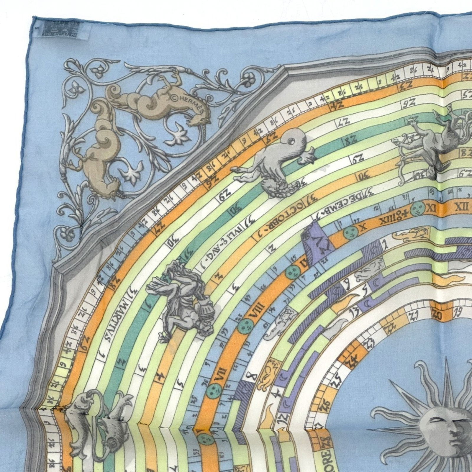 Silk Hermes Scarf - 2