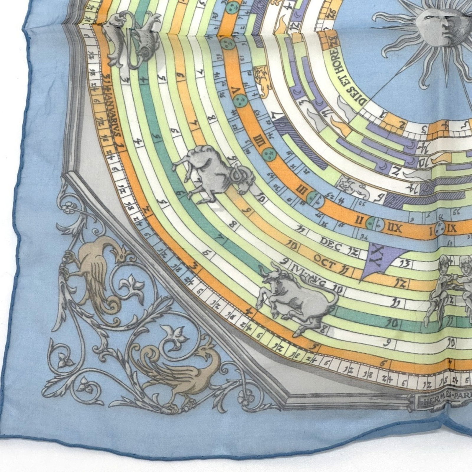 Silk Hermes Scarf - 4