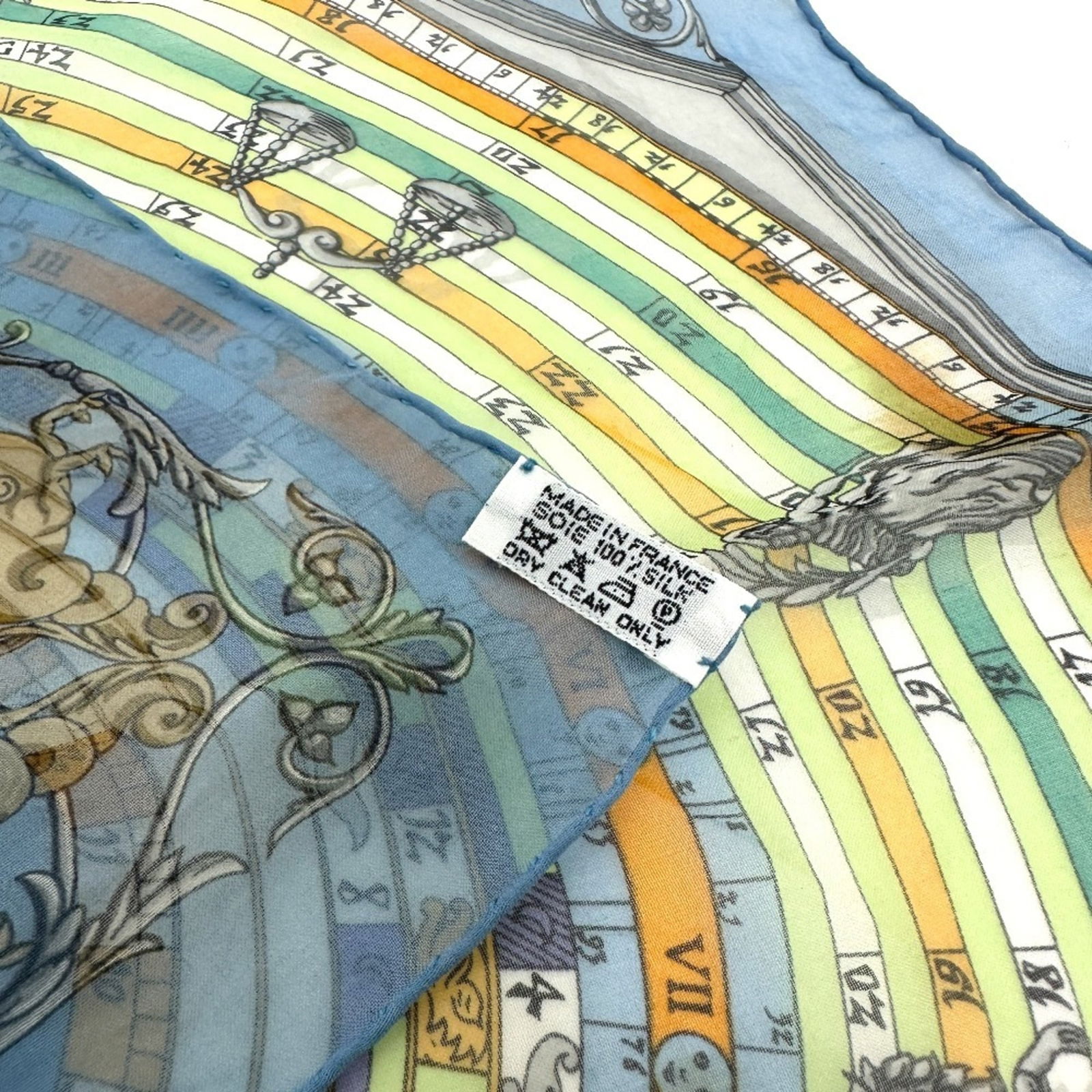 Silk Hermes Scarf - 8