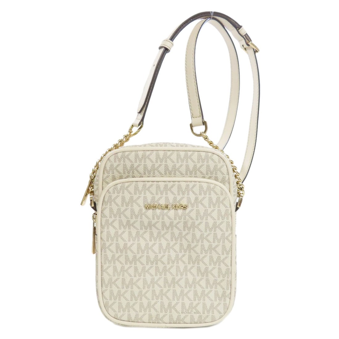 PVC Michael Kors MK signature Shoulder Bag: PVC Michael Kors MK signature Shoulder Bag This listing features PVC Michael Kors MK signature Shoulder Bag. Item specifics are provided below. Item Specifics: Brand: Michael Kors Style: Shoulder Bag