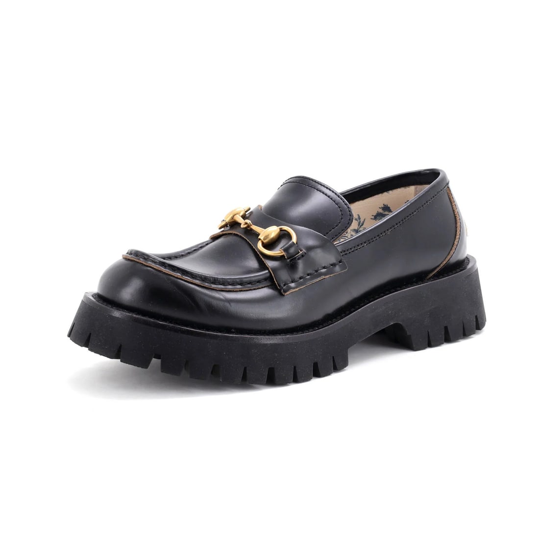 Leather Gucci Women's Harald Horsebit Loafers (1 of 5)