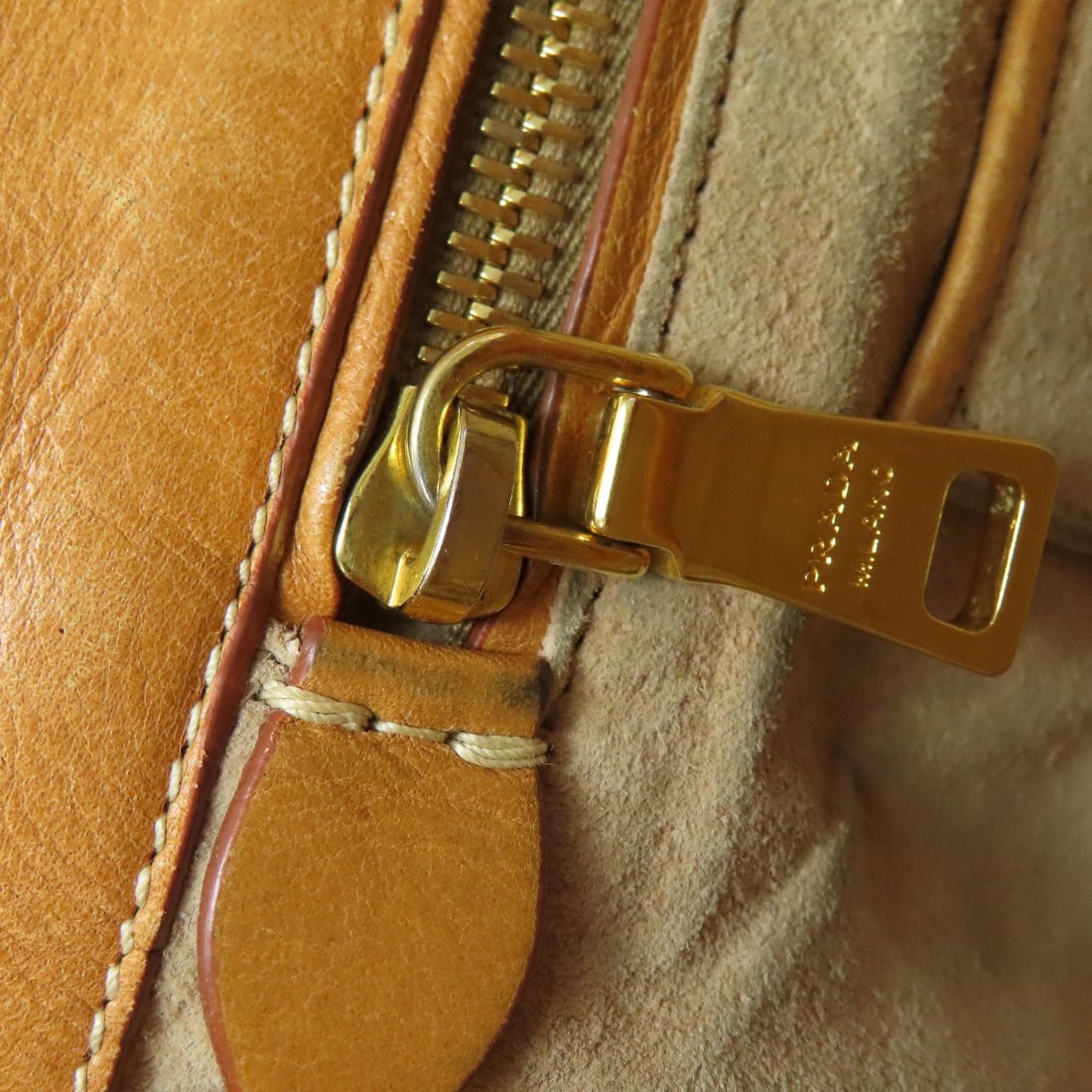 Canvas PRADA logo Handbag - 15