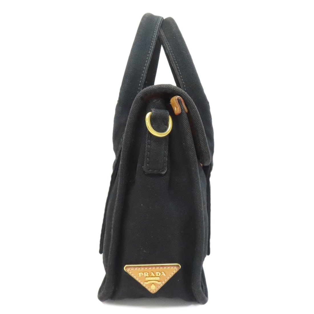 Canvas PRADA logo Handbag - 3
