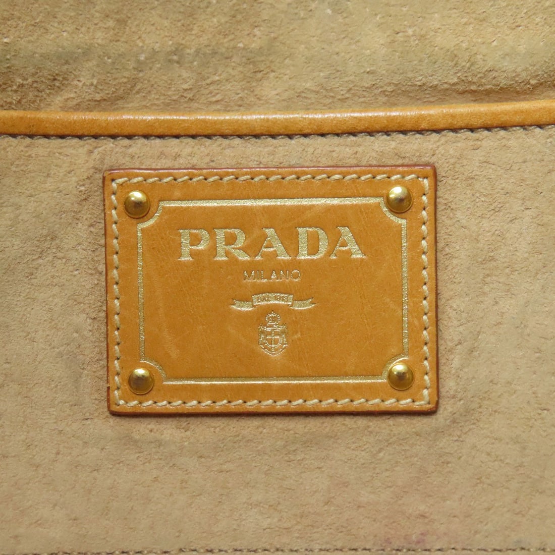 Canvas PRADA logo Handbag - 6