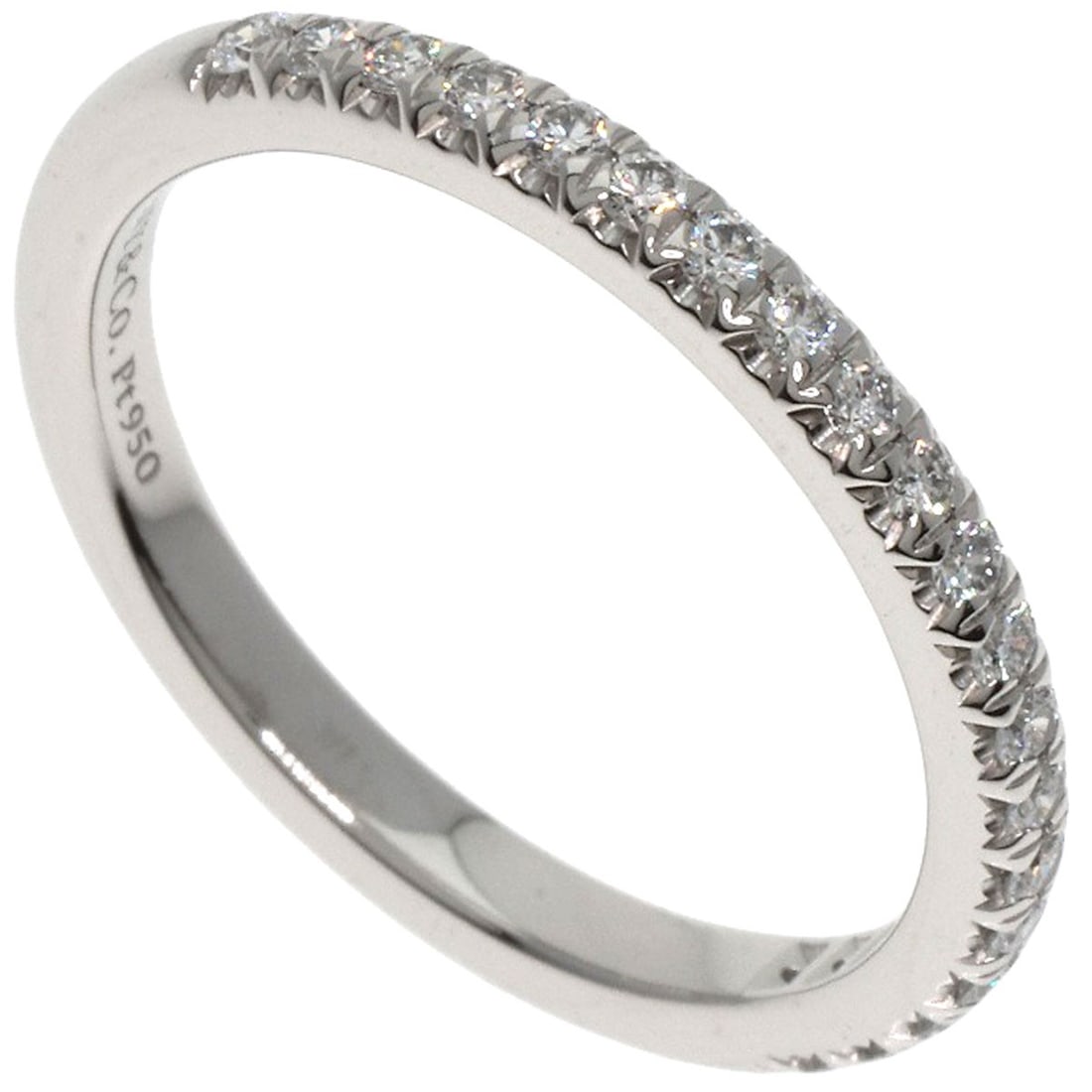 PT950 TIFFANY&Co. Novo Half Eternity Diamond Ring Platinum: PT950 TIFFANY&Co. Novo Half Eternity Diamond Ring Platinum This listing features PT950 TIFFANY&Co. Novo Half Eternity Diamond Ring Platinum. Item specifics are provided below. Item Specifics: Brand: